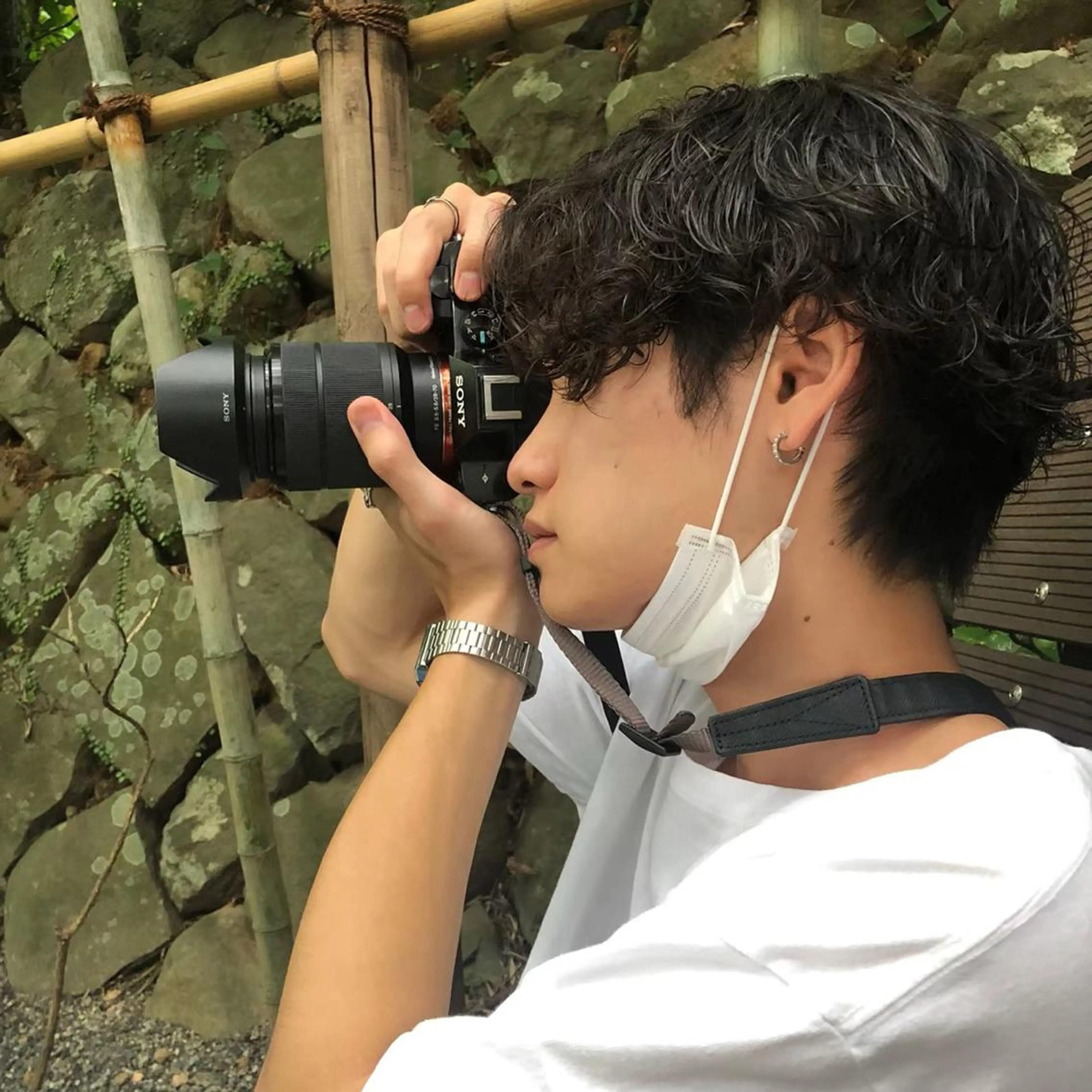 ショート パーマ メンズ カット パーマ 🌞メンズパーマ ONOE💈のヘアスタイル