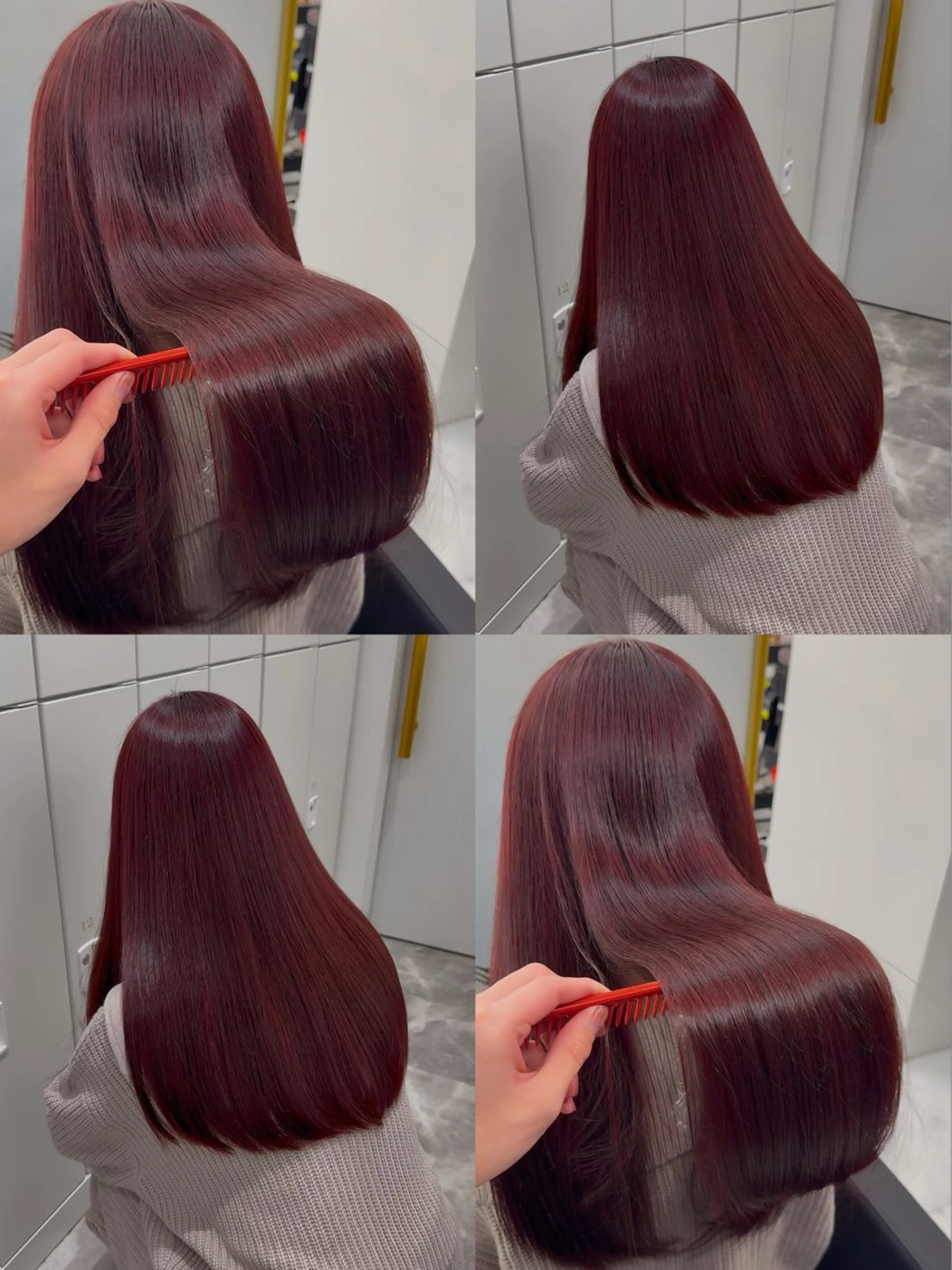 ロング カラー ブリーチ ブリーチなしカラー ヘアカラー トリートメント 暖色カラー／ブリーチ なし/たくみ。のヘアスタイル