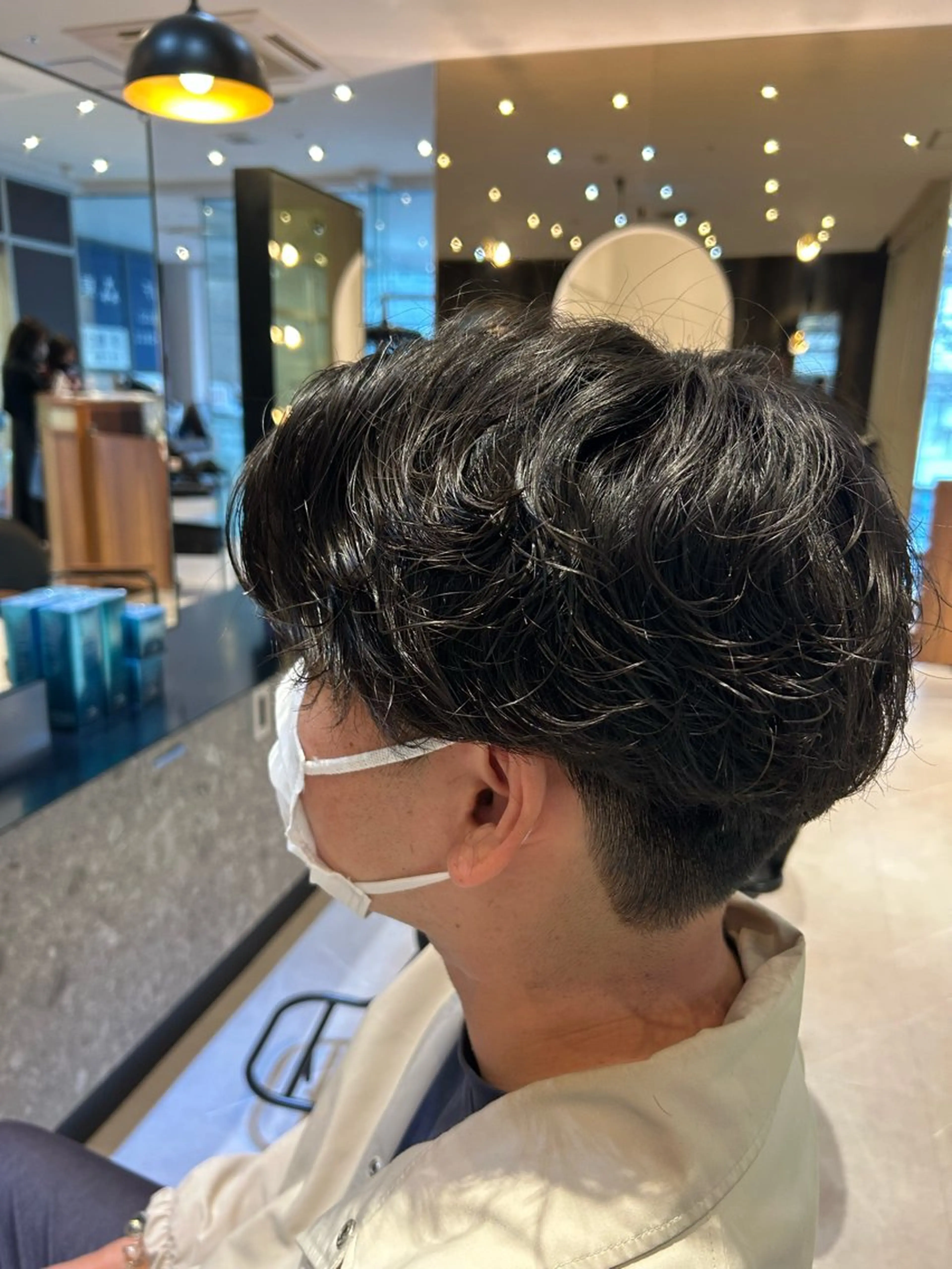 パーマ メンズ メンズパーマ カット パーマ 縮毛矯正/カット/ 韓国ヘア/蛯原🍤のヘアスタイル