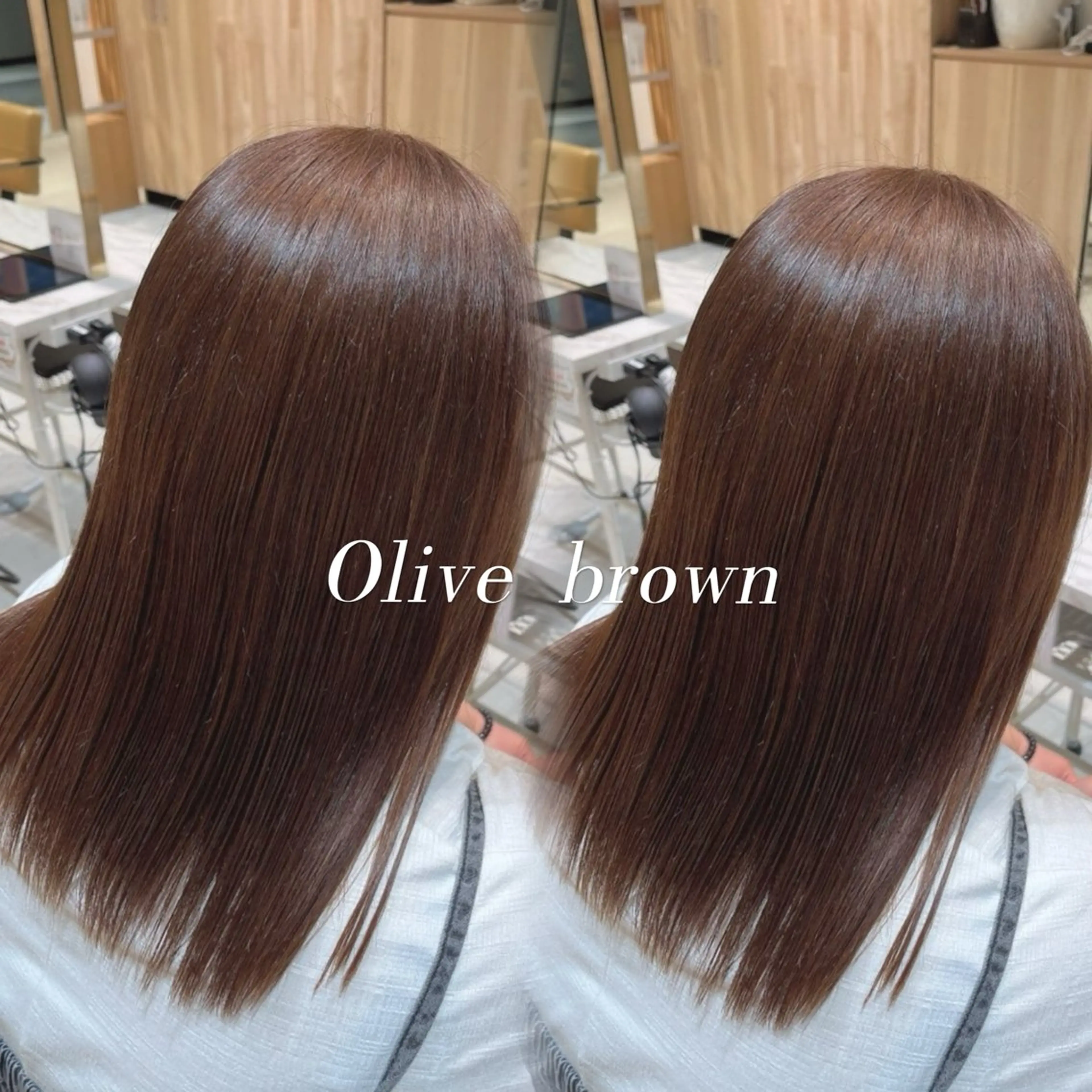 ⭐️カラー+うる艶トリートメント【肩下】✨の写真