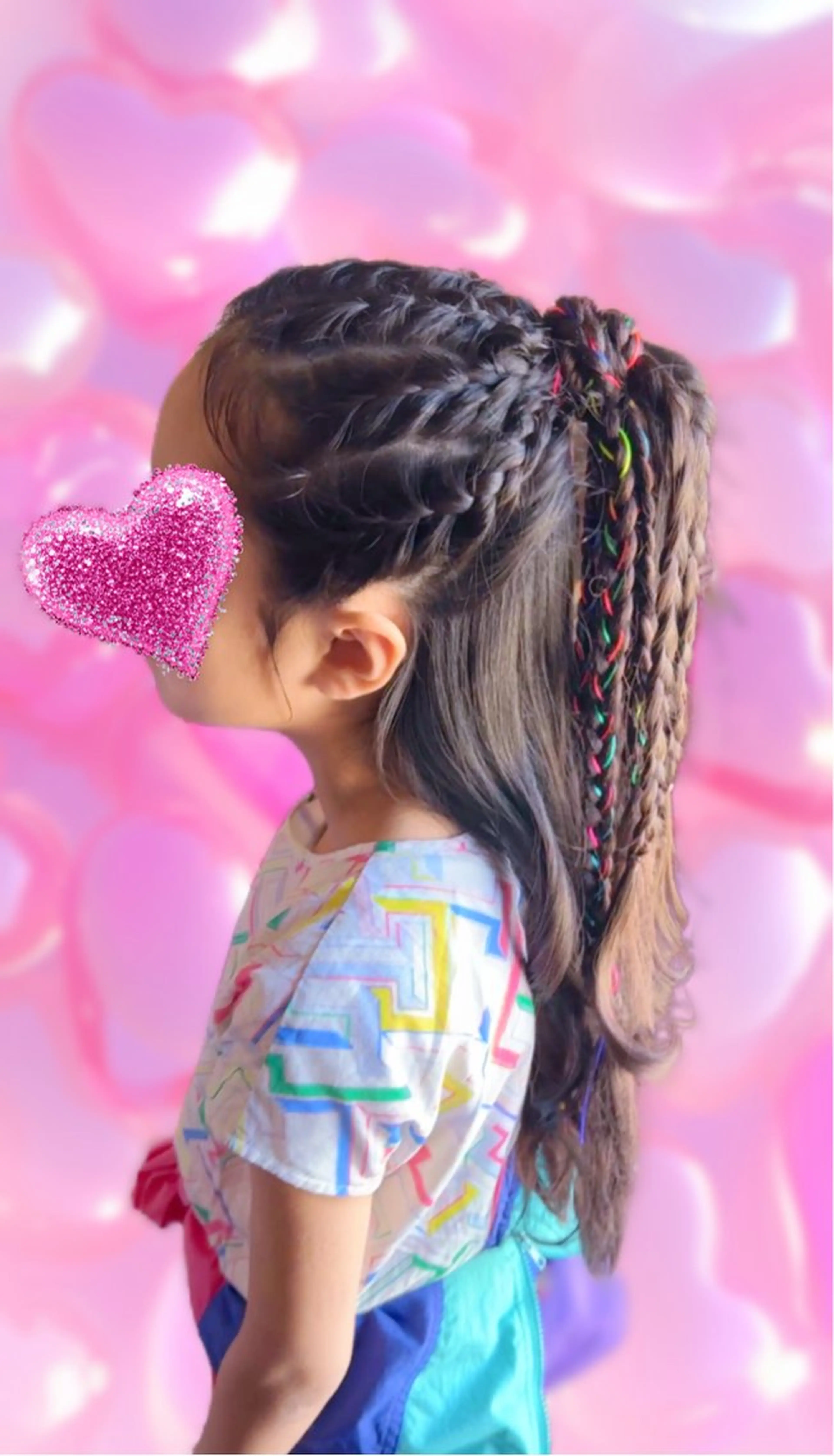 ヘアアレンジ キッズ ポニーテール ヘアセット Pivoine ヘアメイクピボワンヌのヘアスタイル