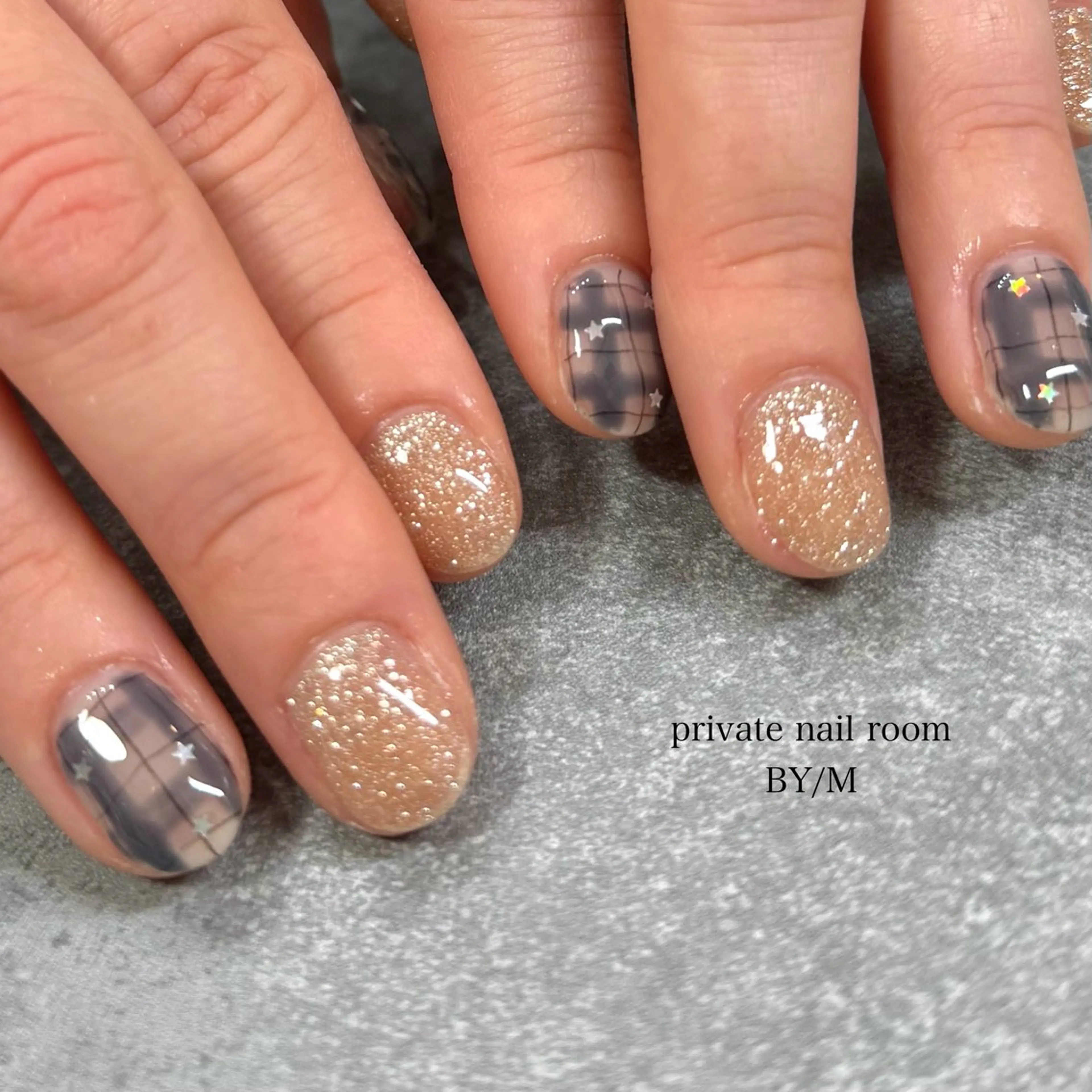 ネイル 持ち込み ハンドネイル BY / Mのネイルデザイン
