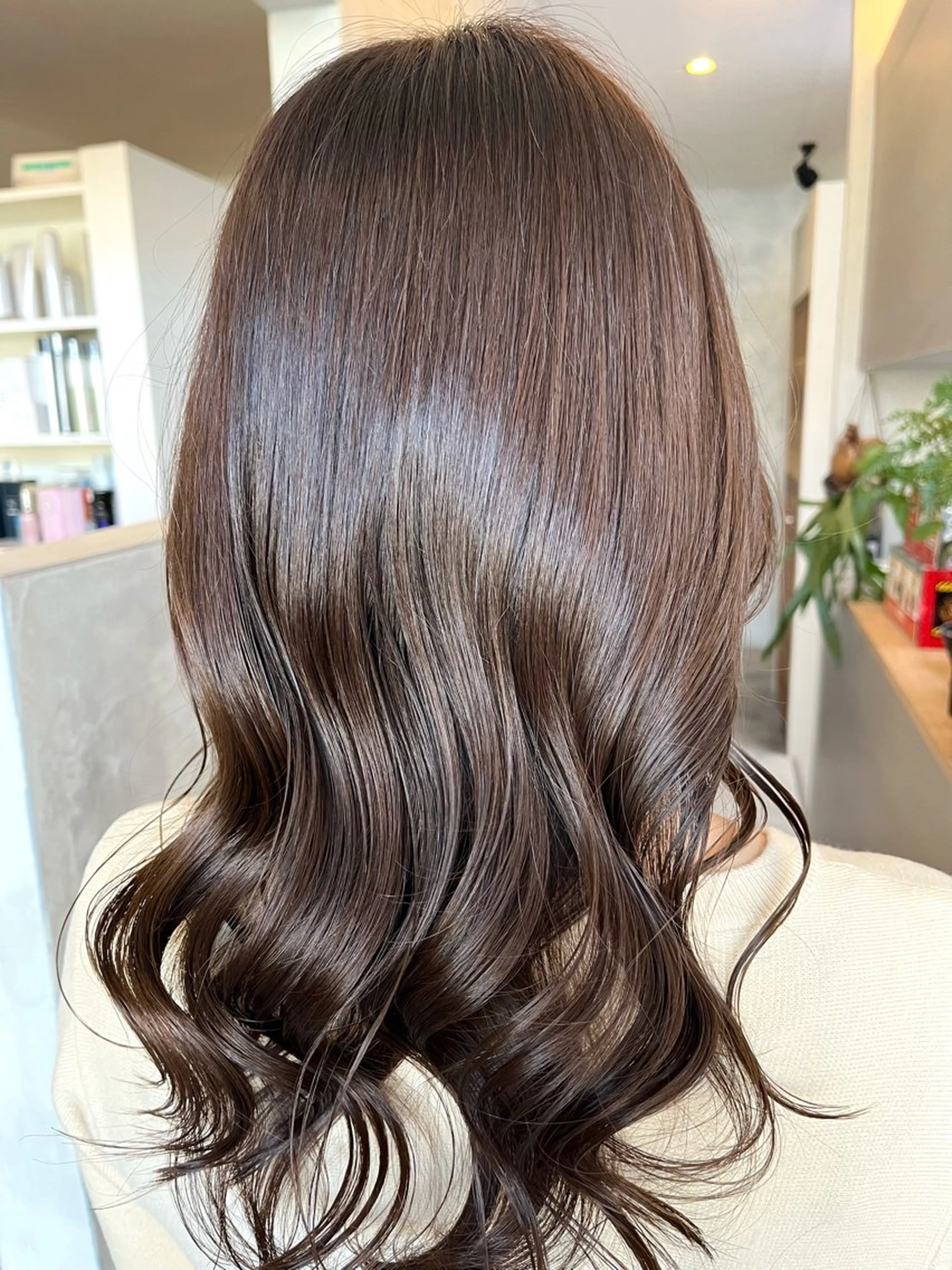 セミロング カラー カット ヘアカラー トリートメント Salon de  COCO所属・Yuka /ツヤカラー✨のヘアスタイル