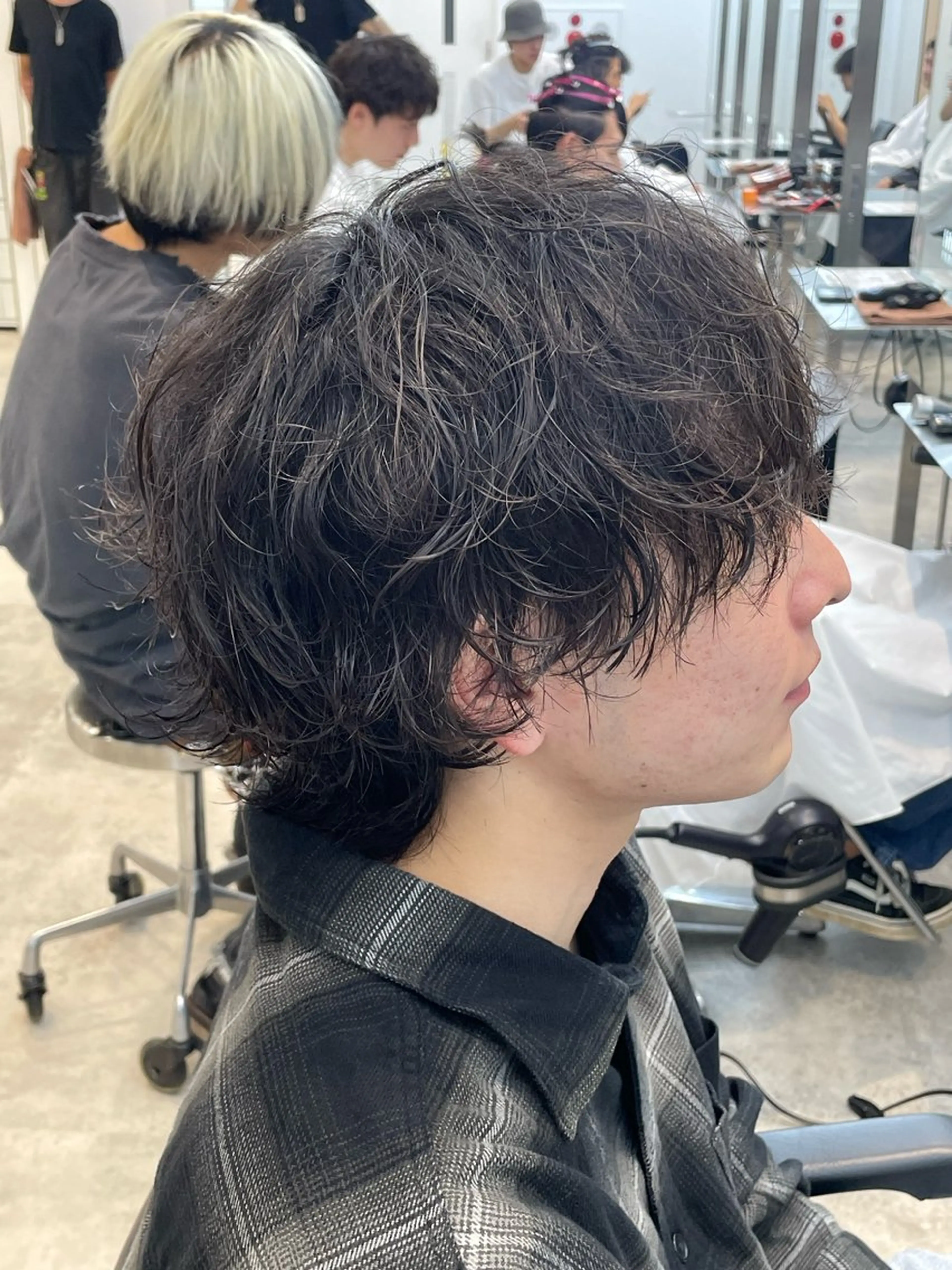 ショート パーマ メンズ メンズパーマ メンズ特化型美容師 sakuraのヘアスタイル