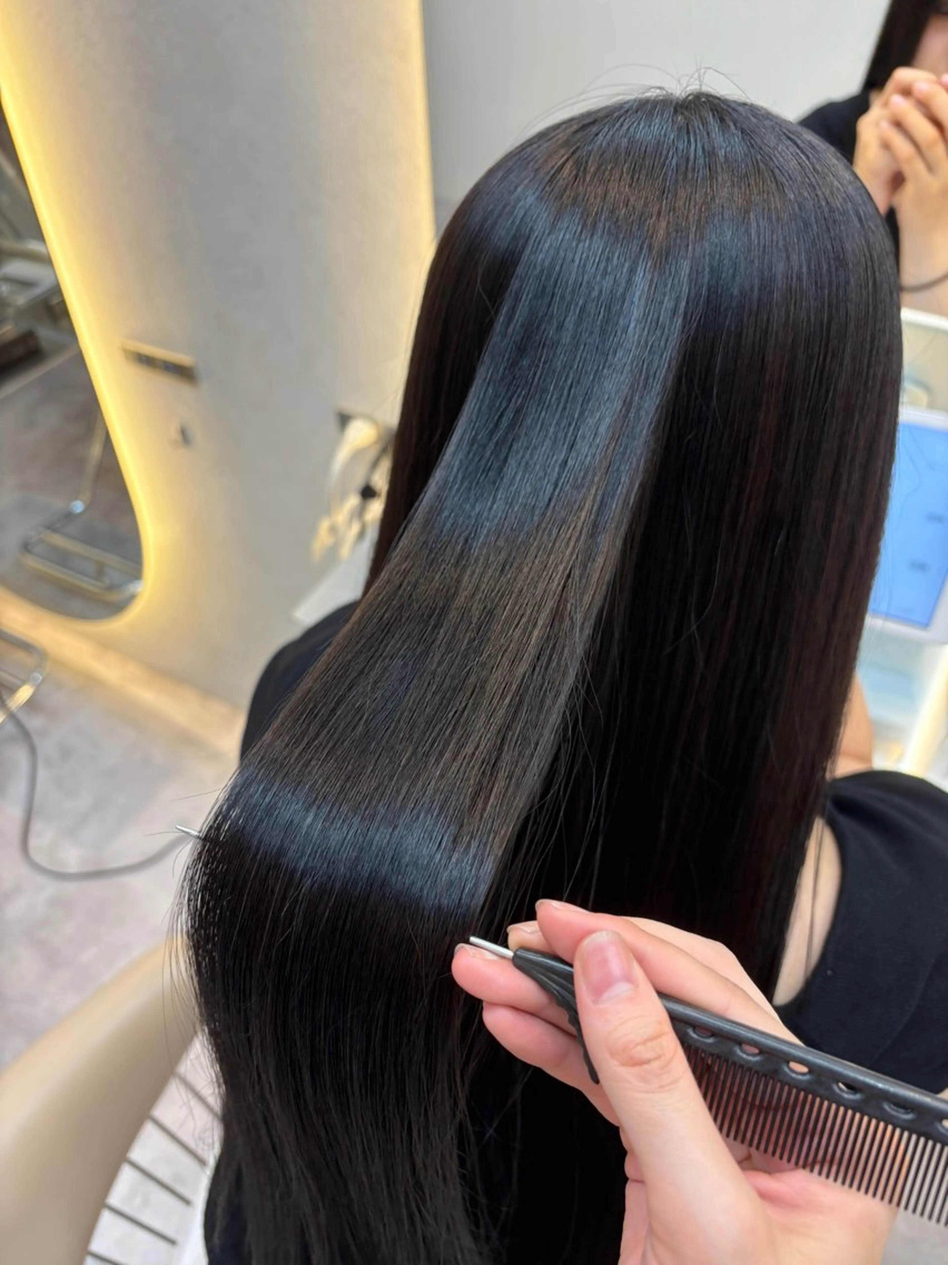 ロング ヘアカラー トリートメント 🩶 HARUKA/ 韓国美髪ヘア🩶のヘアスタイル