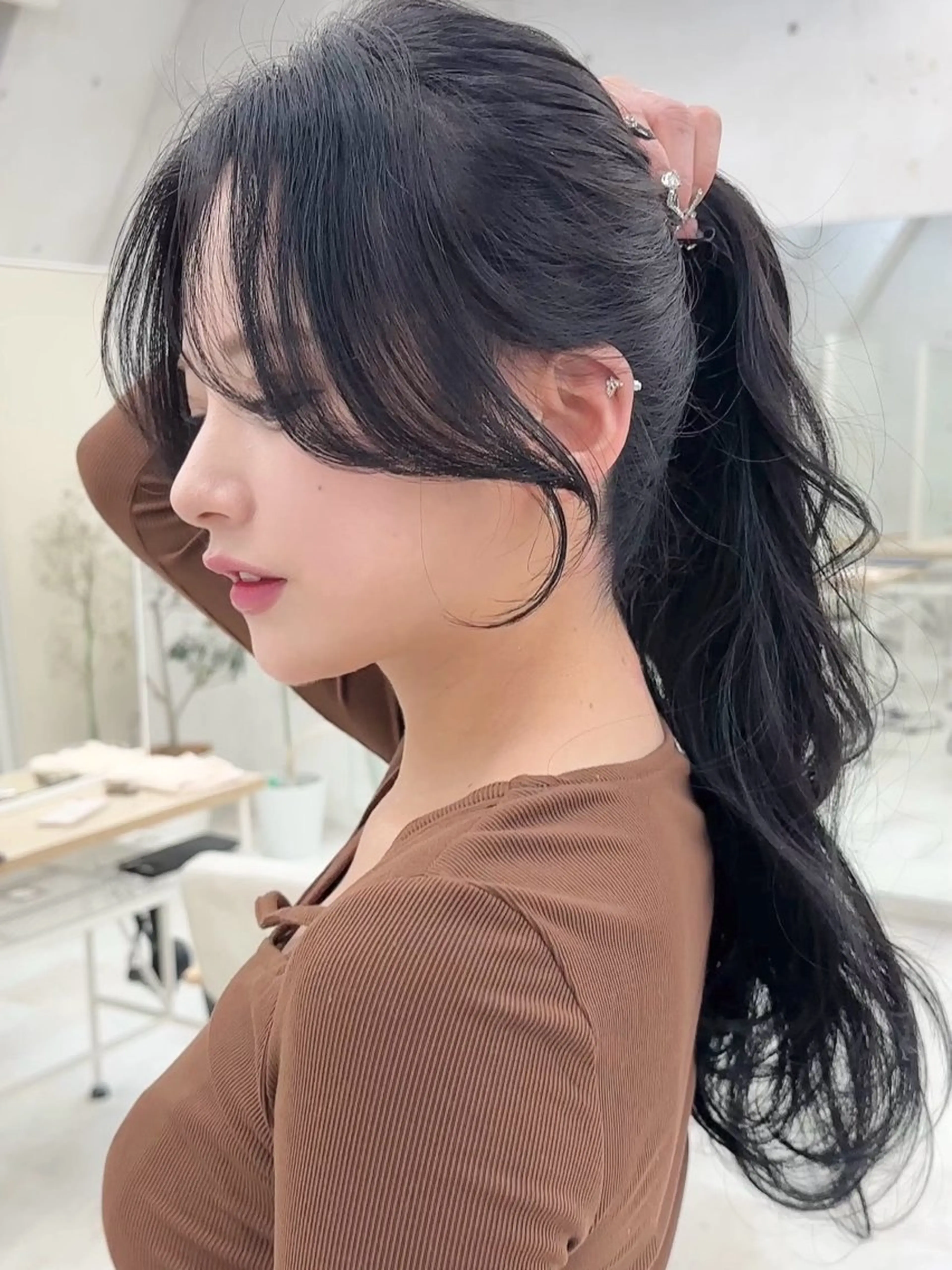 セミロング i .Fukuoka所属・てーと /レイヤーカットのヘアスタイル