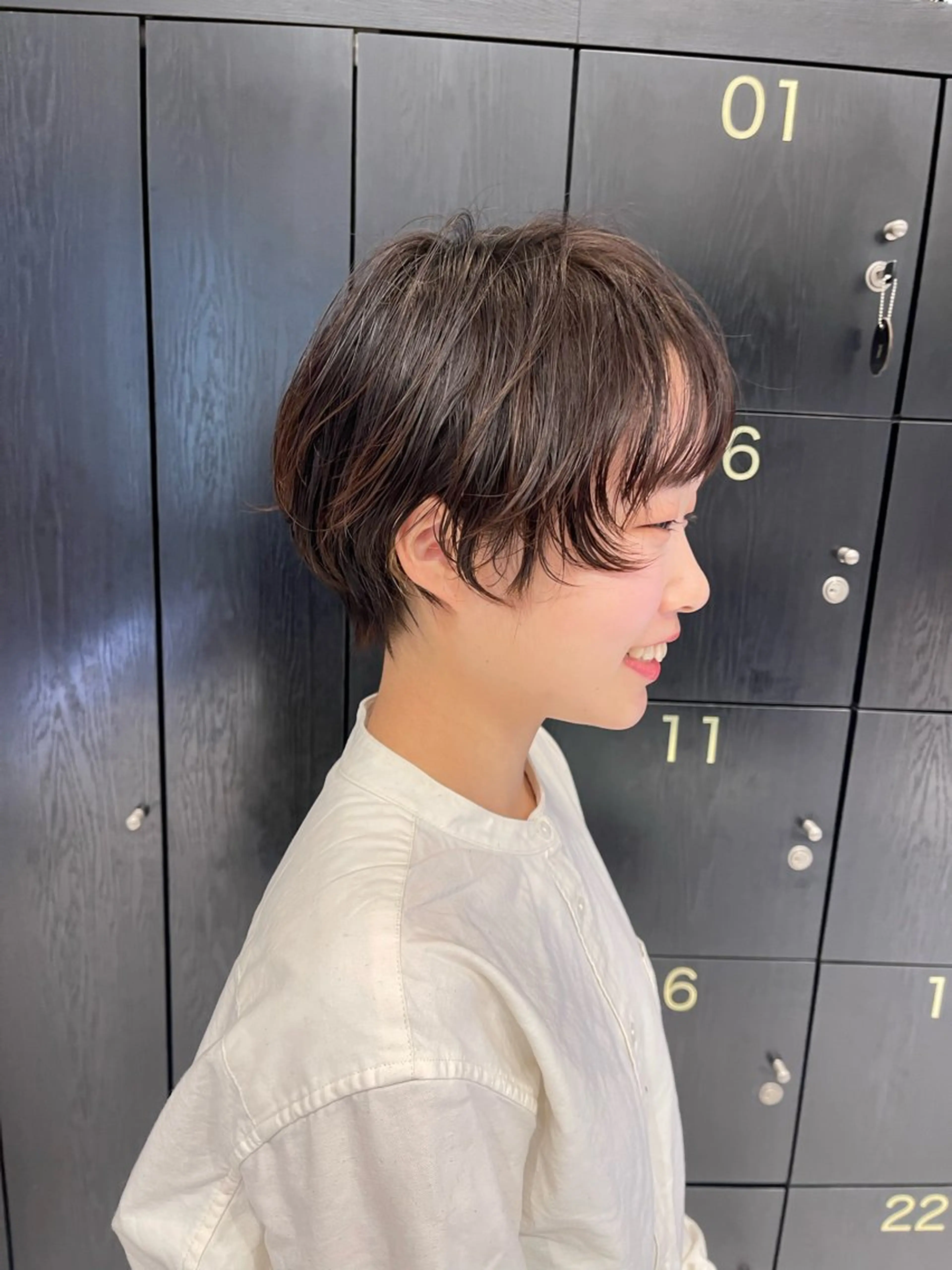 ショート パーマ graxi'    グラシー所属・ブリーチ/ハイトーン SERINAのヘアスタイル