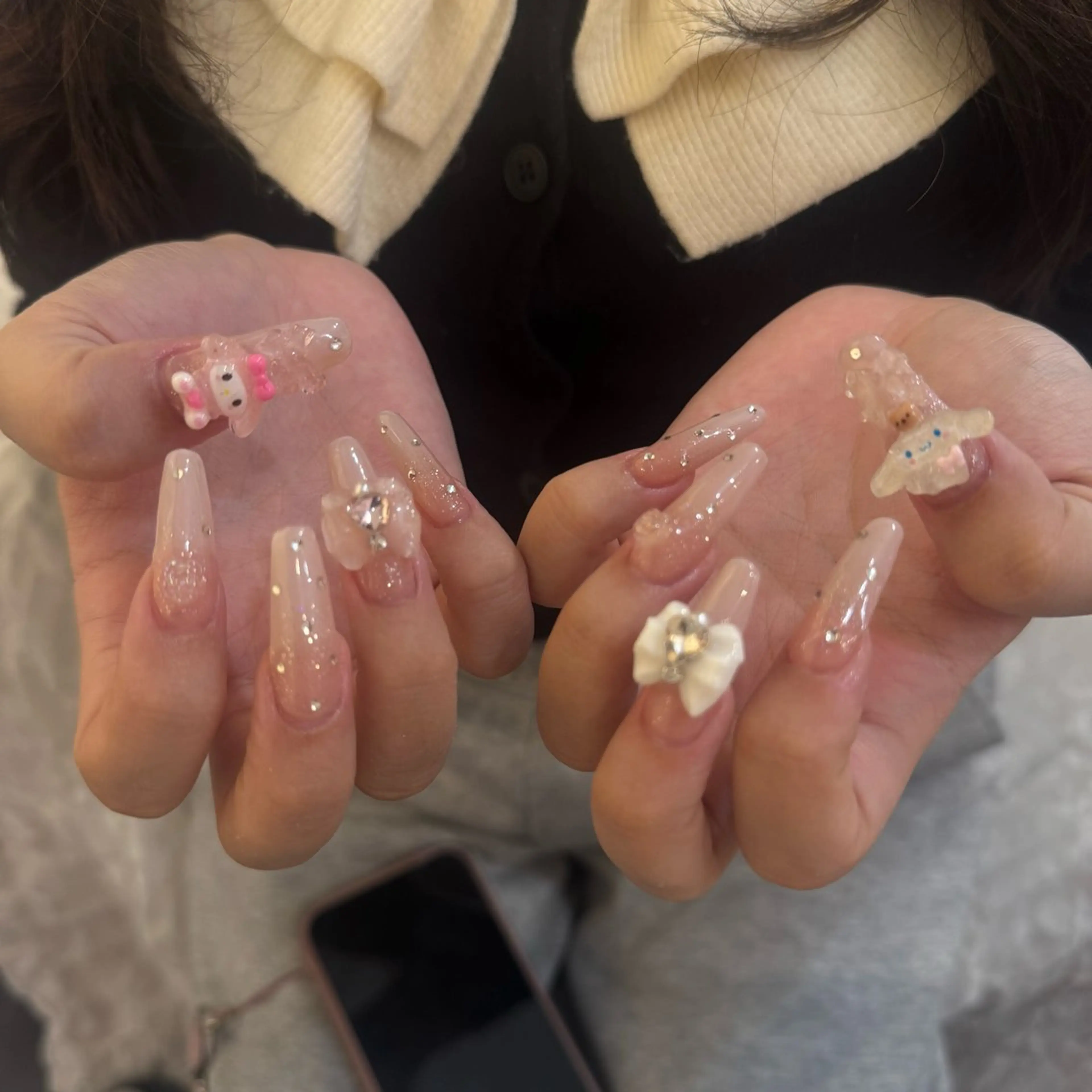 ネイル ハンドネイル 華 蓮のネイルデザイン