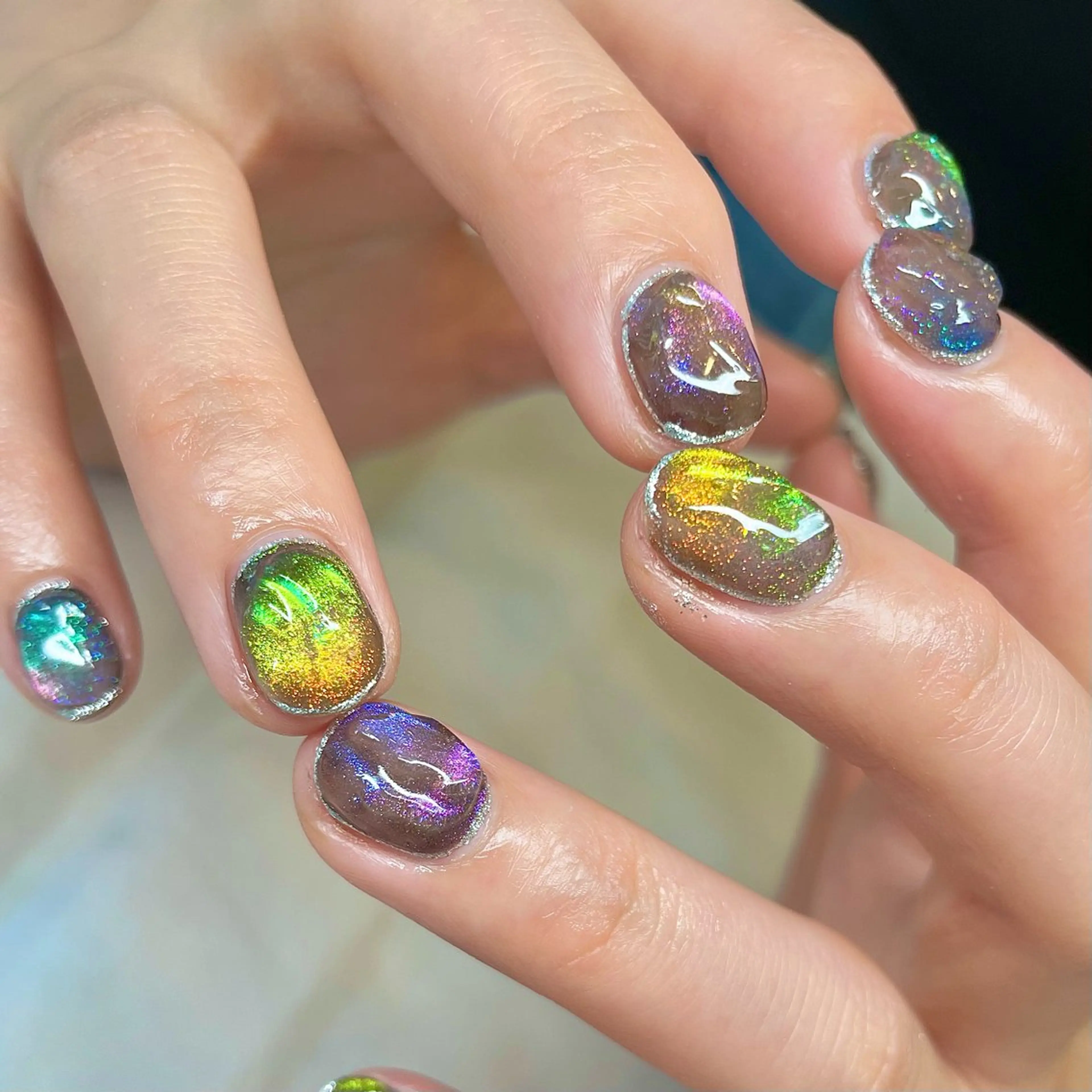 ショート カラー パーマ ヘアアレンジ メンズ キッズ ネイル マツエク・マツパ アイブロウ クリアネイル マグネットネイル nail&eye Aoのマツエク・マツパデザイン