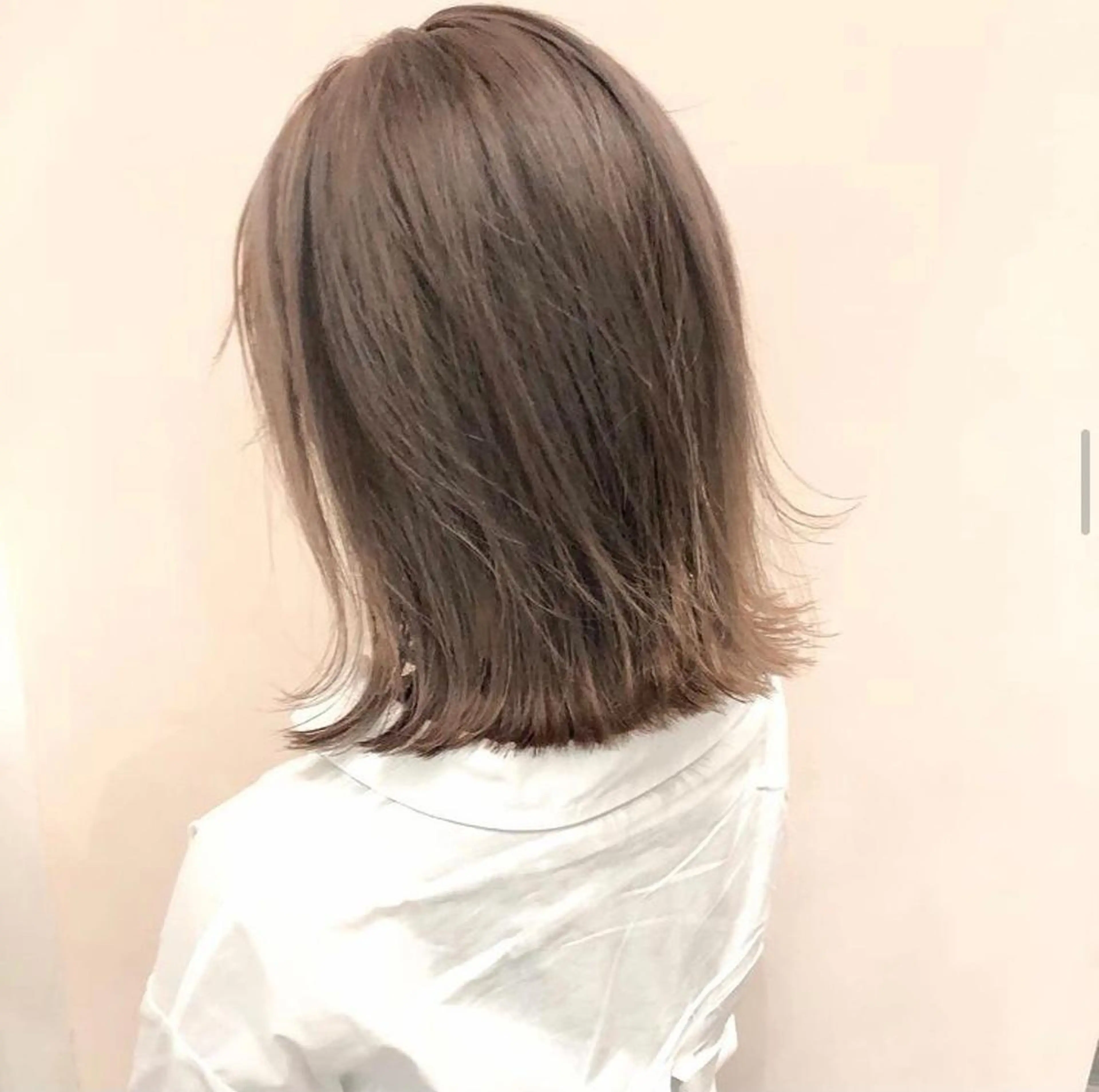 ミディアム カラー カット ヘアカラー トリートメント HATSUMEI ゆうまのヘアスタイル