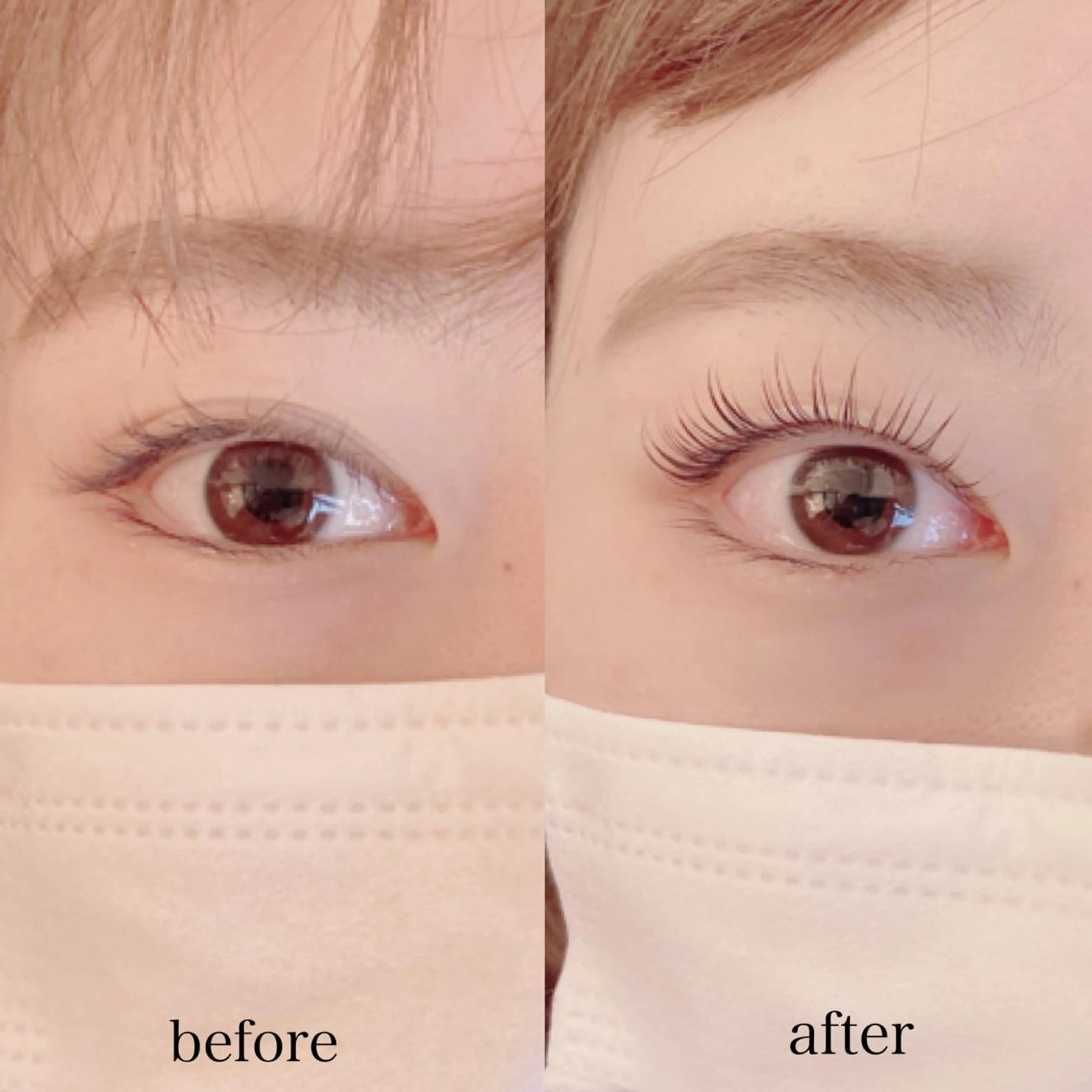 マツエク・マツパ カラーマツエク フラットラッシュ 韓国風マツエク パリジェンヌラッシュリフト まつげパーマ オーダーメイドまつげ &まゆげ.RIKAのマツエク・マツパデザイン