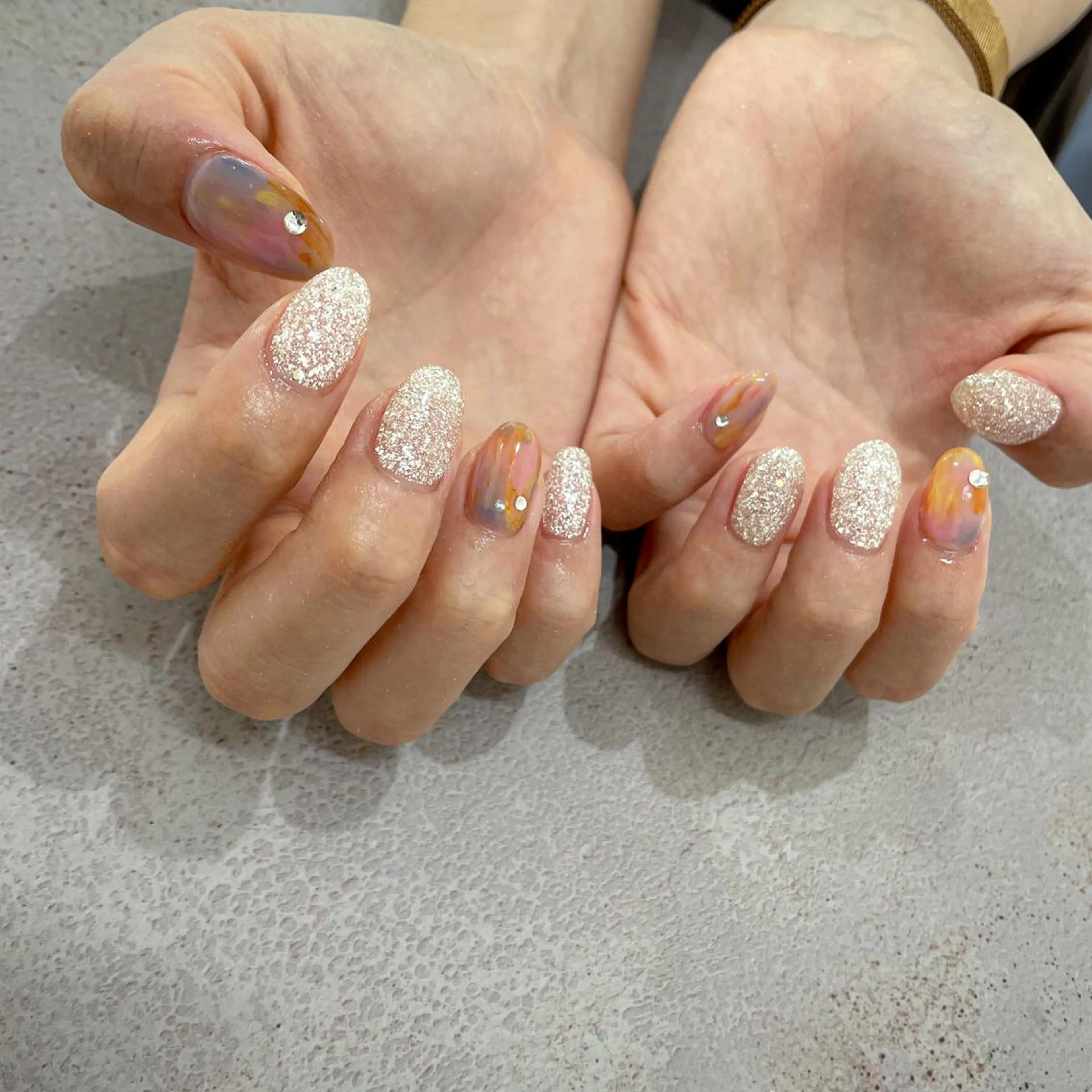 ネイル アートネイル シンプルネイル y'sbeauty 天王寺店のネイルデザイン