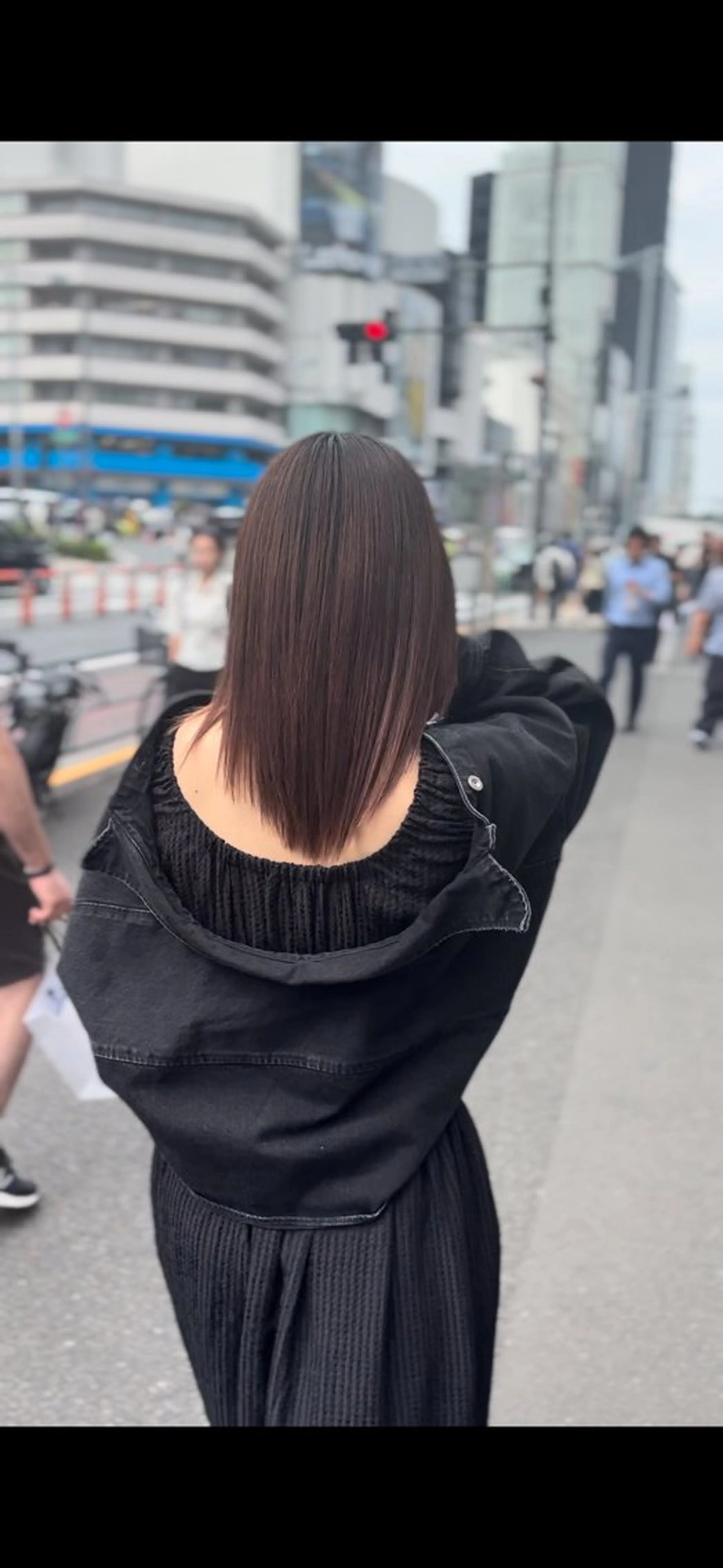 ミディアム 髪質改善 トリートメント ✨髪質改善×レイヤー ボブカットきり✨のヘアスタイル