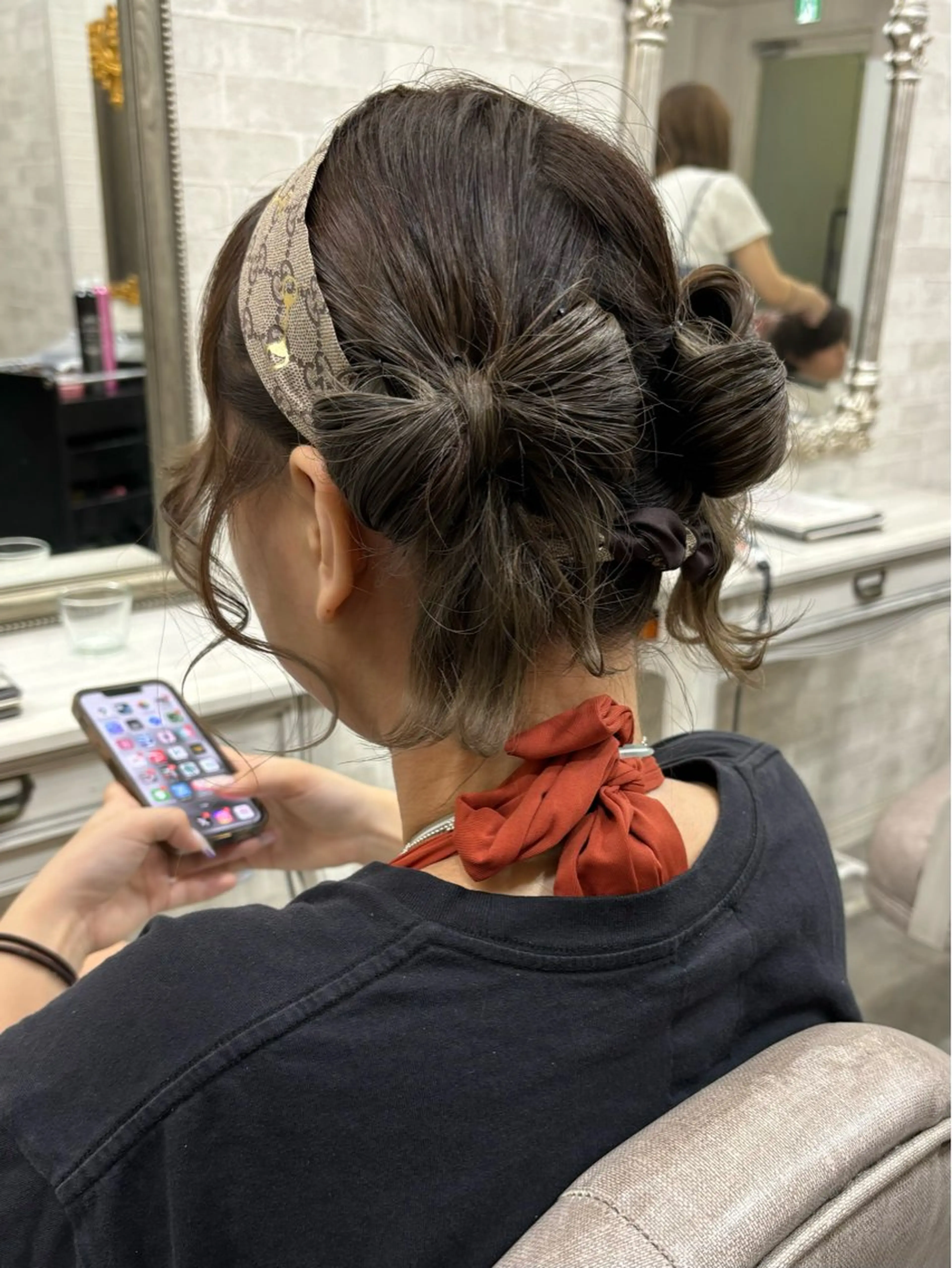 ヘアアレンジ ヘアセット ヘアセット☆ 髪質改善カラー☆まいのヘアスタイル