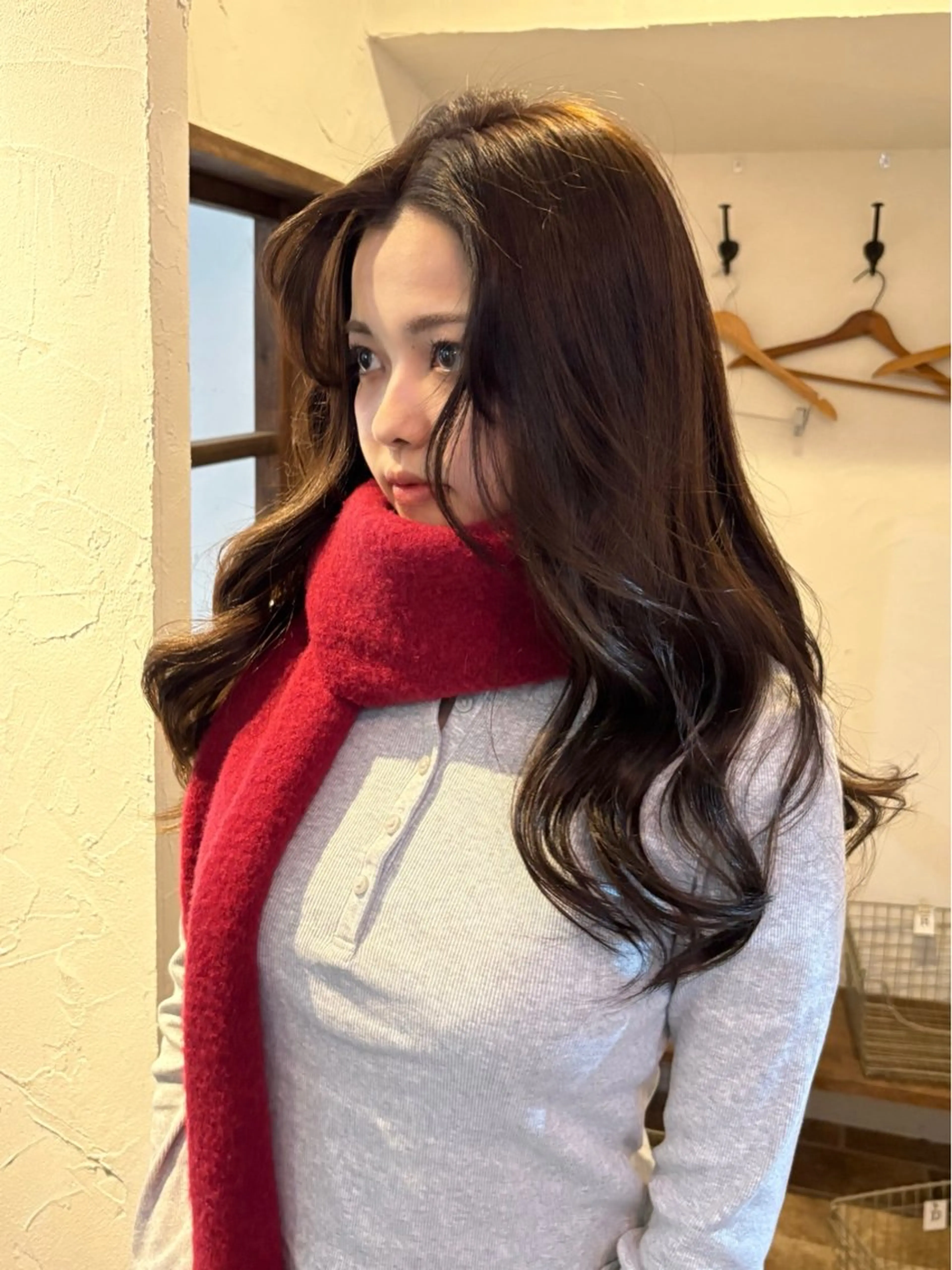 ロング ヘアカラー Miyazaki Minoriのヘアスタイル