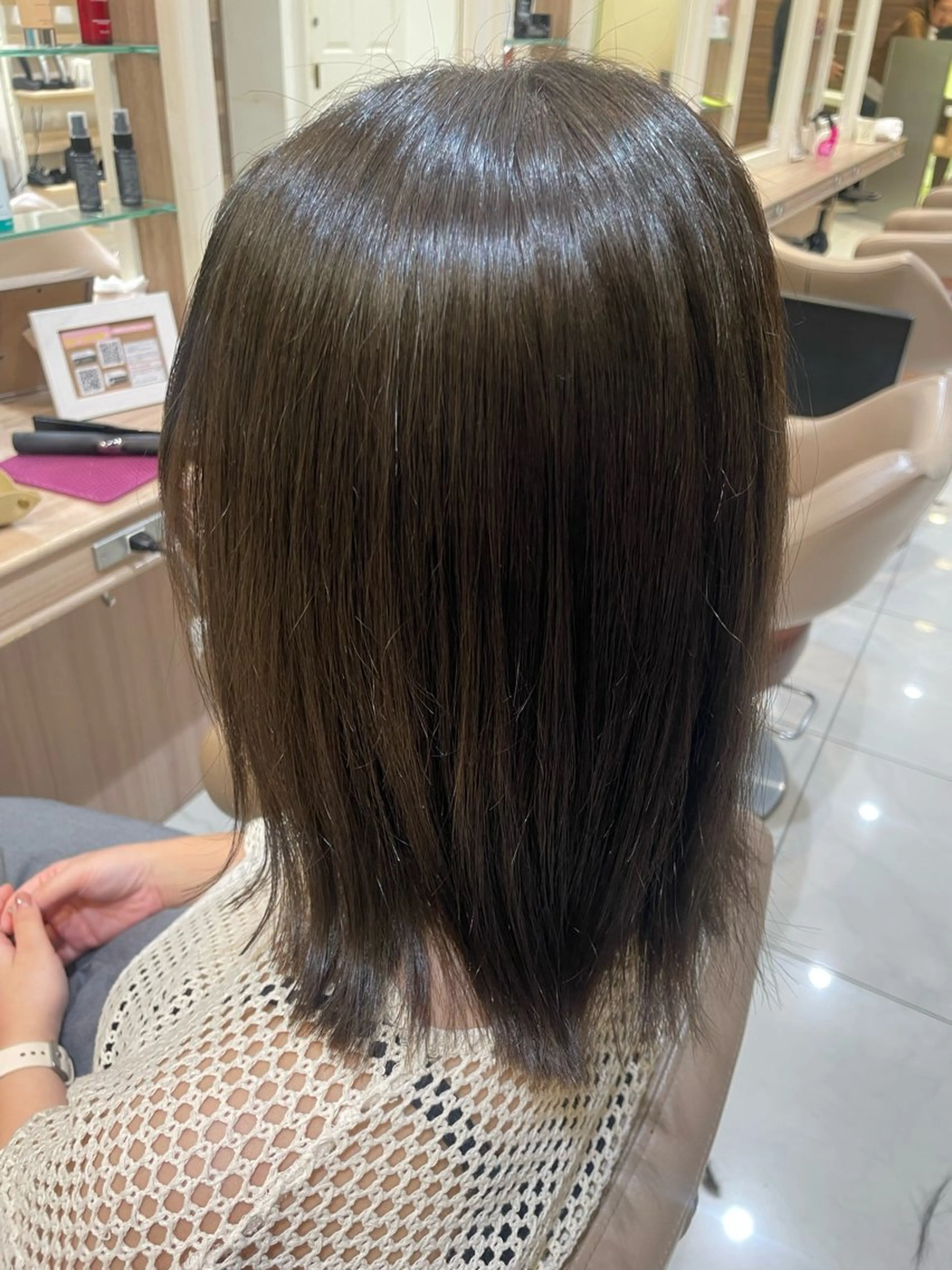 ミディアム カラー パーマ カット ヘアカラー 縮毛矯正 トリートメント 韓国ヘアメイク🎀/ 縮毛矯正✨山本媛香のヘアスタイル