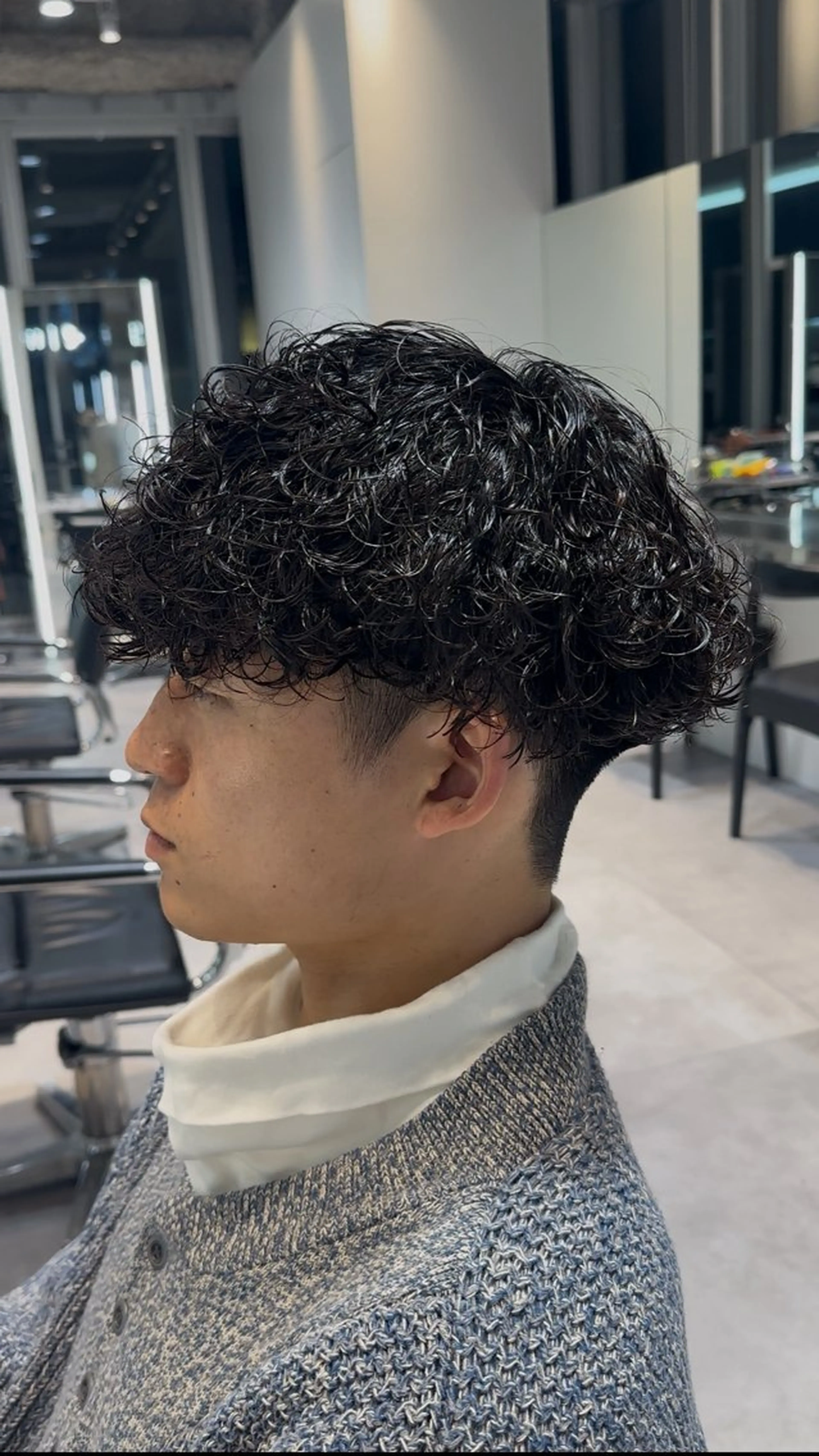 ショート パーマ 似合わせパーマ🔥 河浪  大智のヘアスタイル