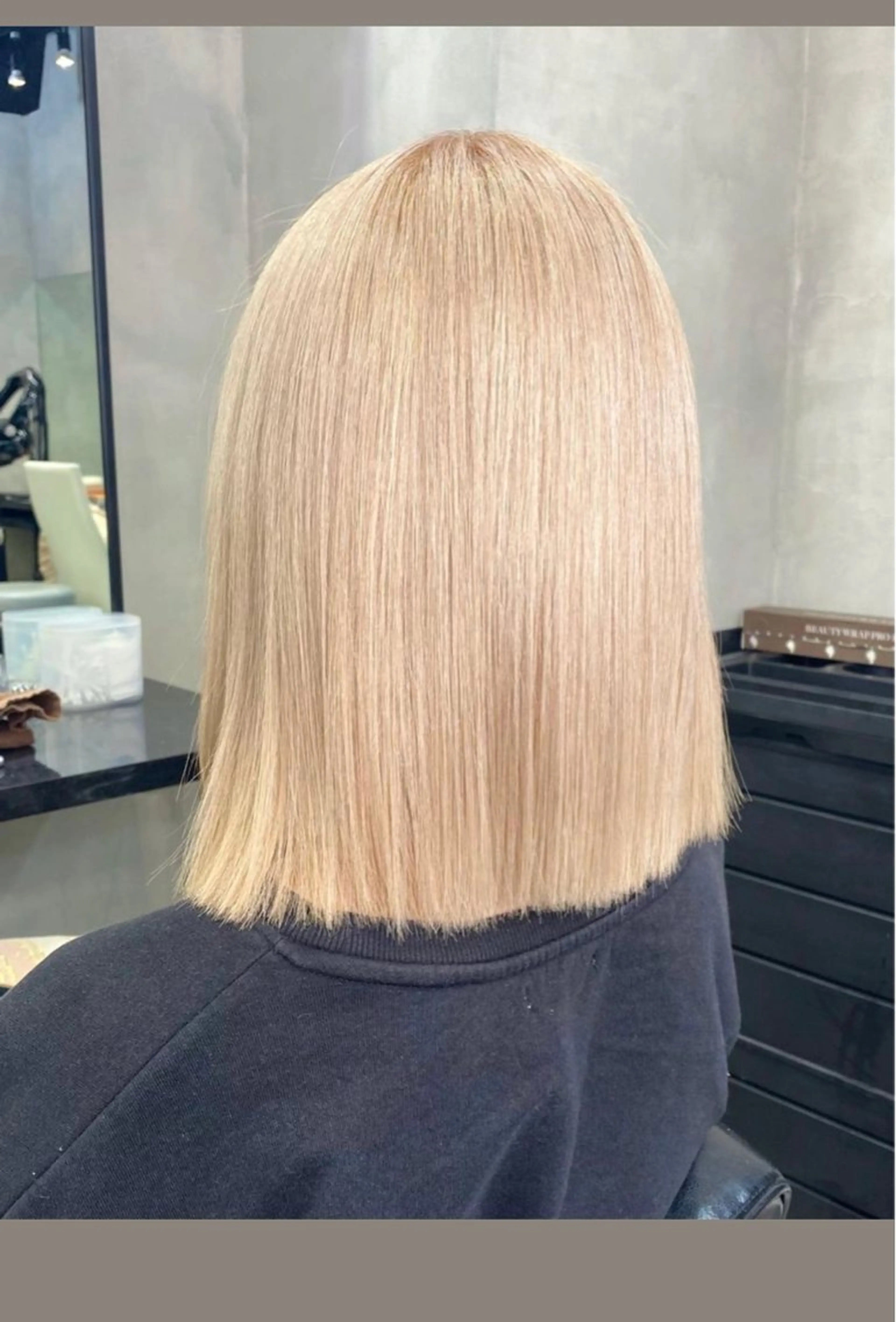 ミディアム 濱川響太レディース カットモデルのヘアスタイル