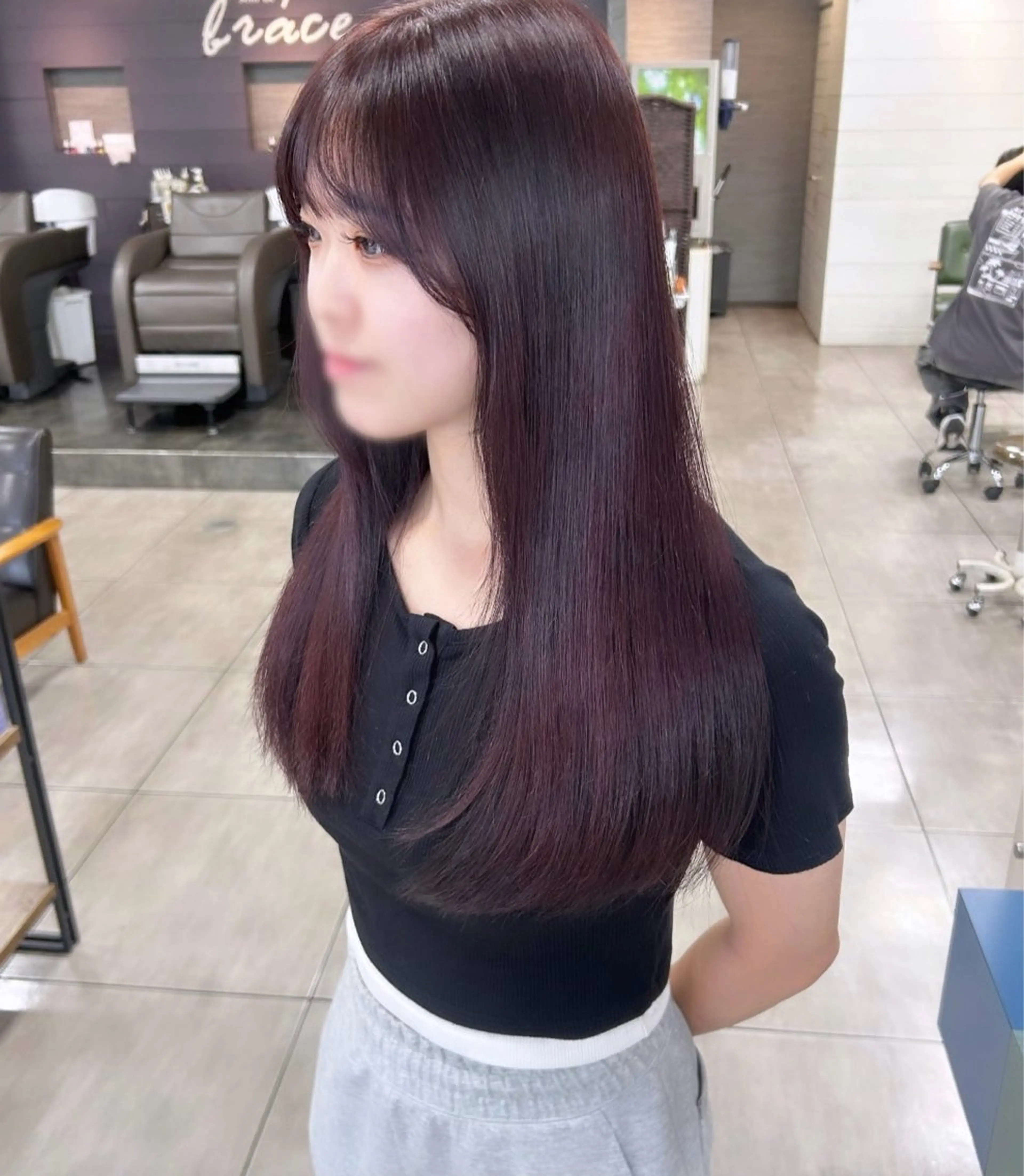 ロング カット ヘアカラー 🫧艶髪カラー🫧 森本くるみのヘアスタイル