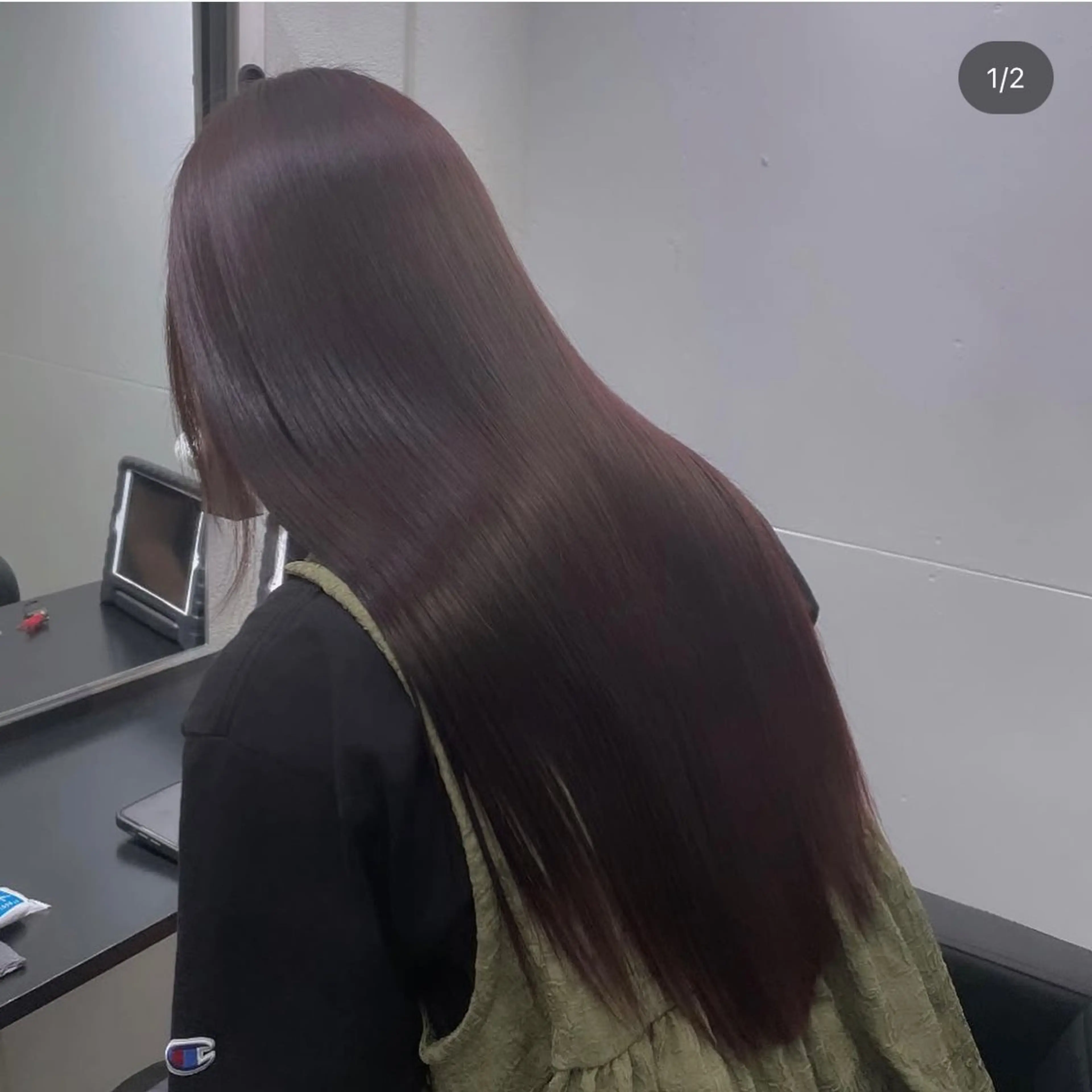 髪質改善縮毛矯正の写真