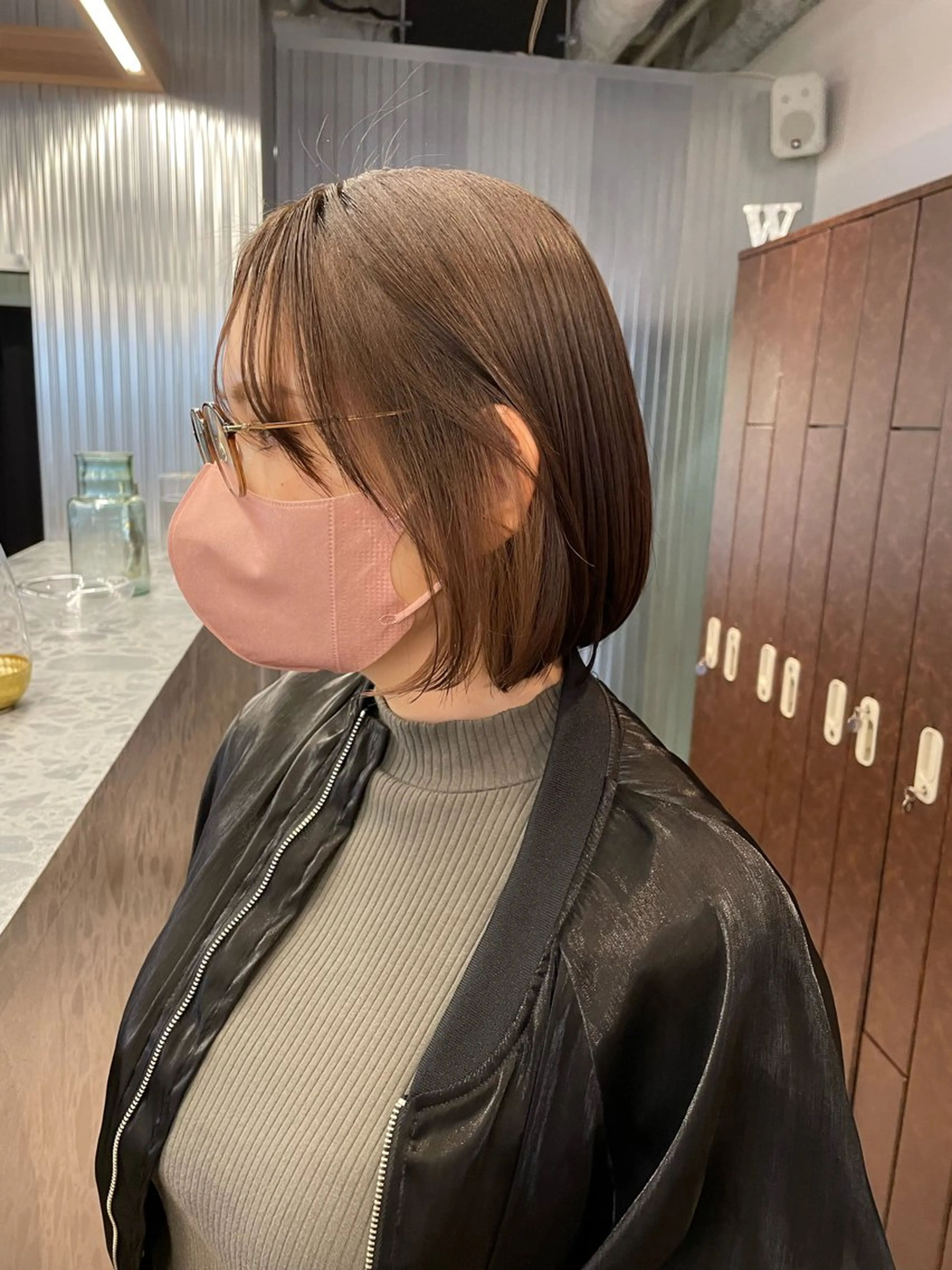 ショート ボブ 韓国風/コテ巻き風 パーマ/るい🌿のヘアスタイル