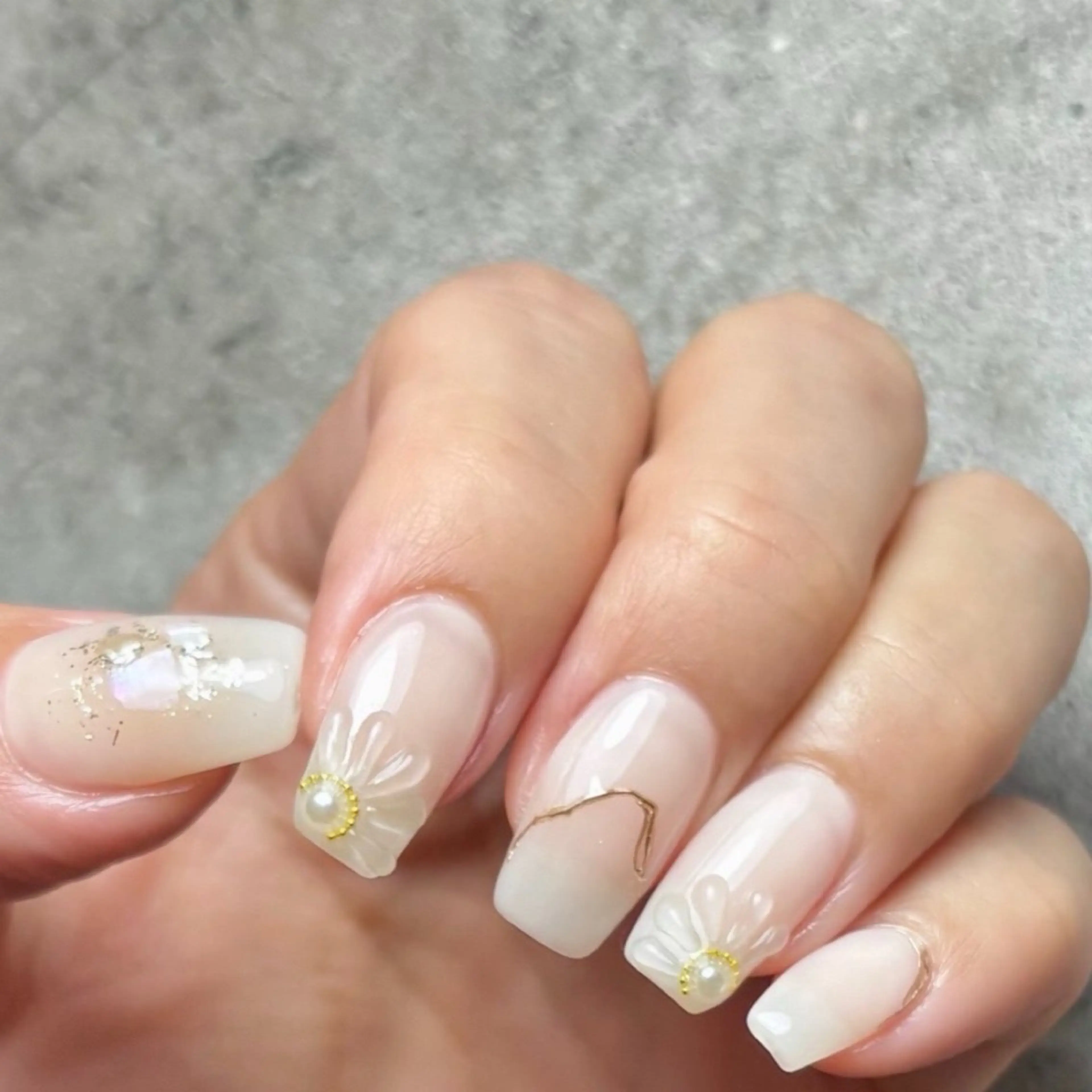 ネイル アートネイル クリアネイル フラワーネイル マグネットネイル ワンカラーネイル Still   me所属・Still me 初台のネイルデザイン