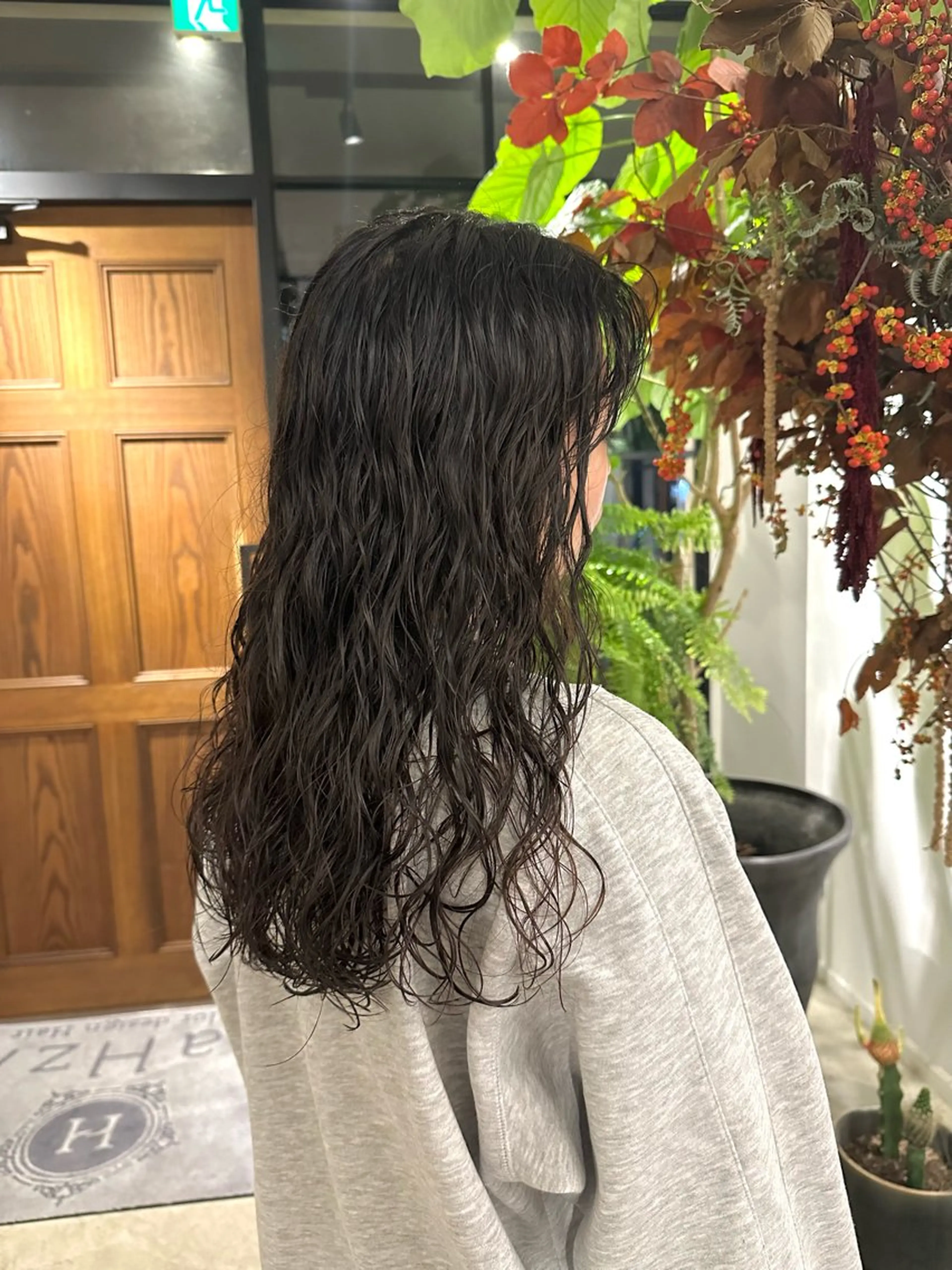 パーマ なかの りなのヘアスタイル