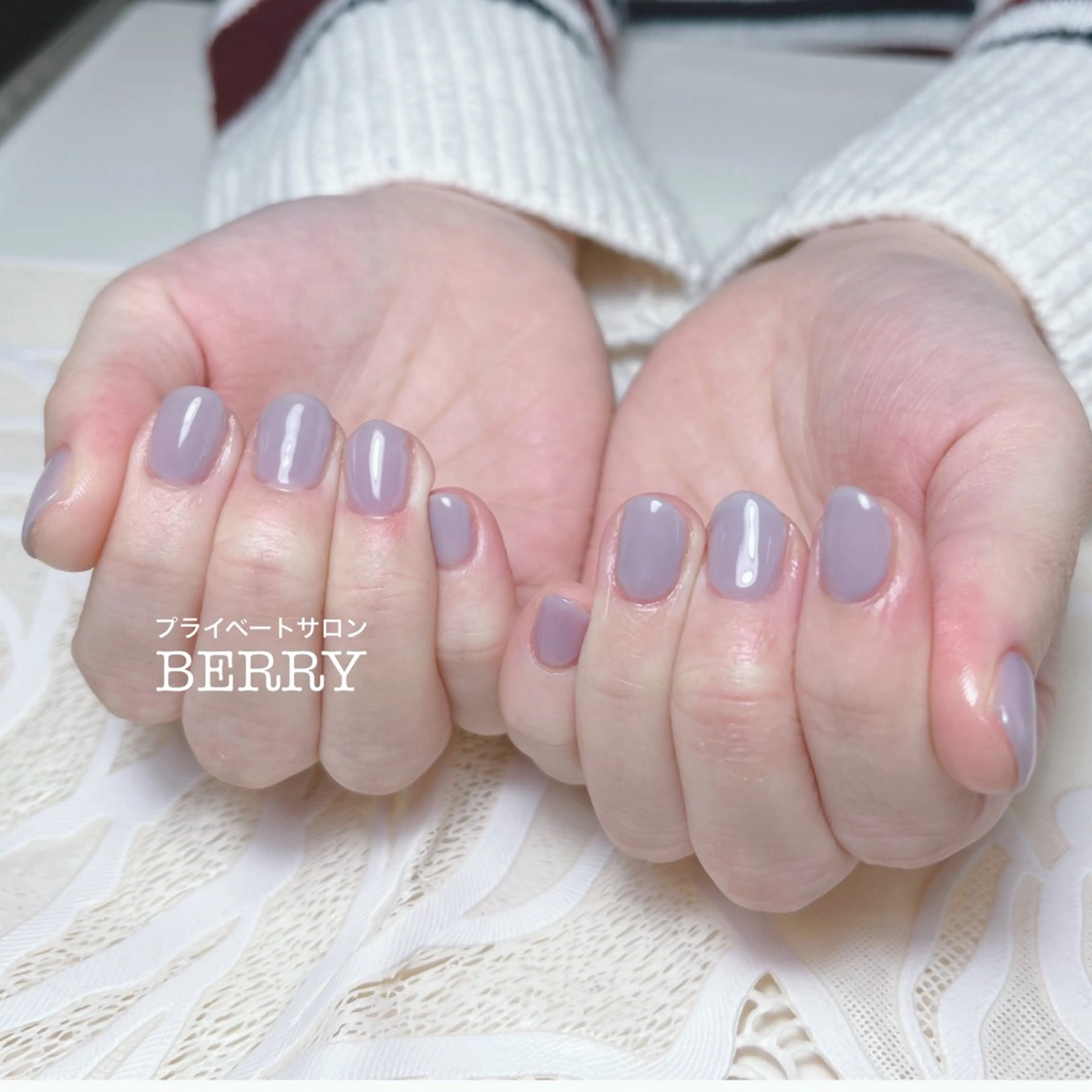 ネイル オフィスネイル ワンカラーネイル シンプルネイル ハンドネイル プライベートサロン BERRY所属・プライベートサロン BERRYのエステ・リラクイメージ