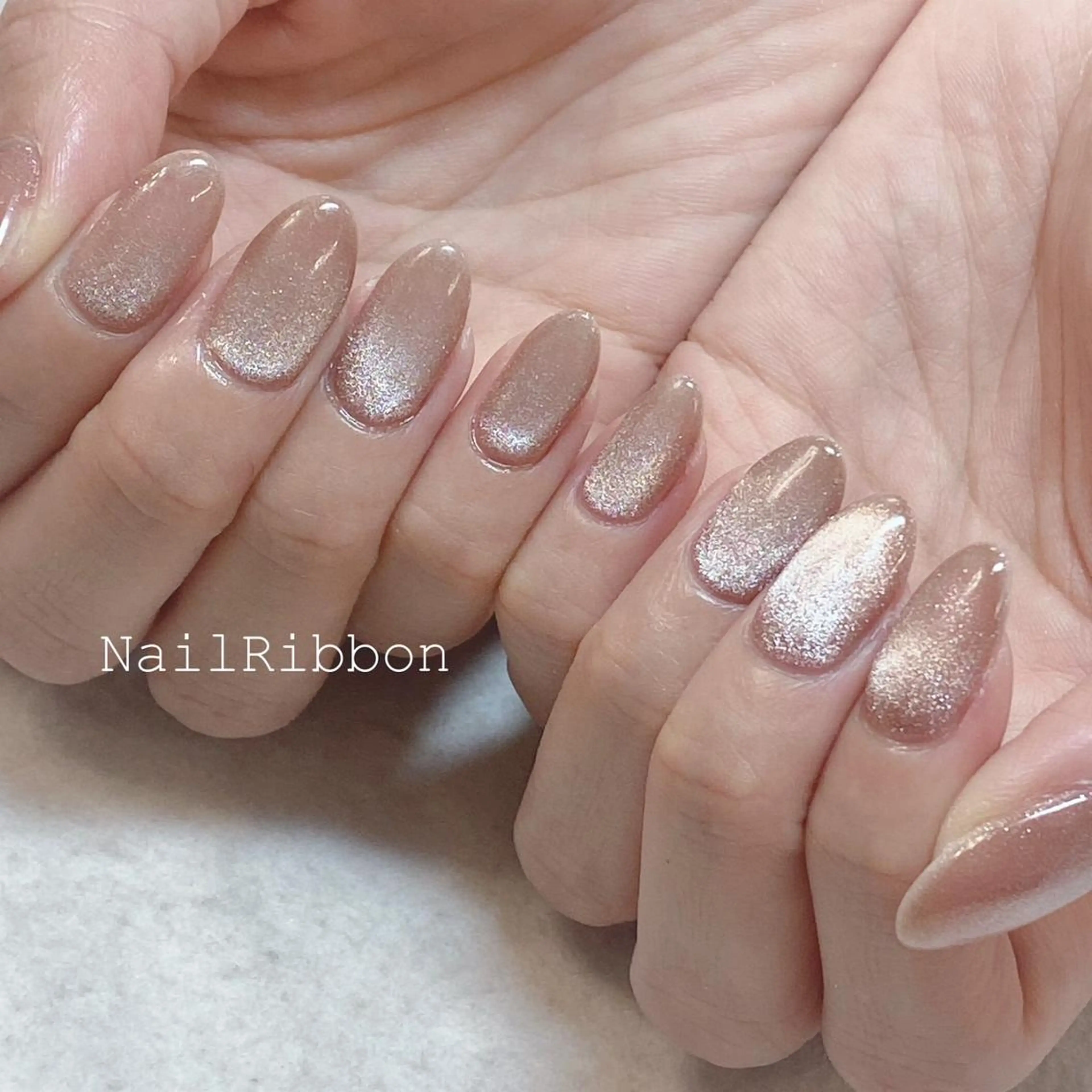 ネイル ネイルリボン 石田のネイルデザイン