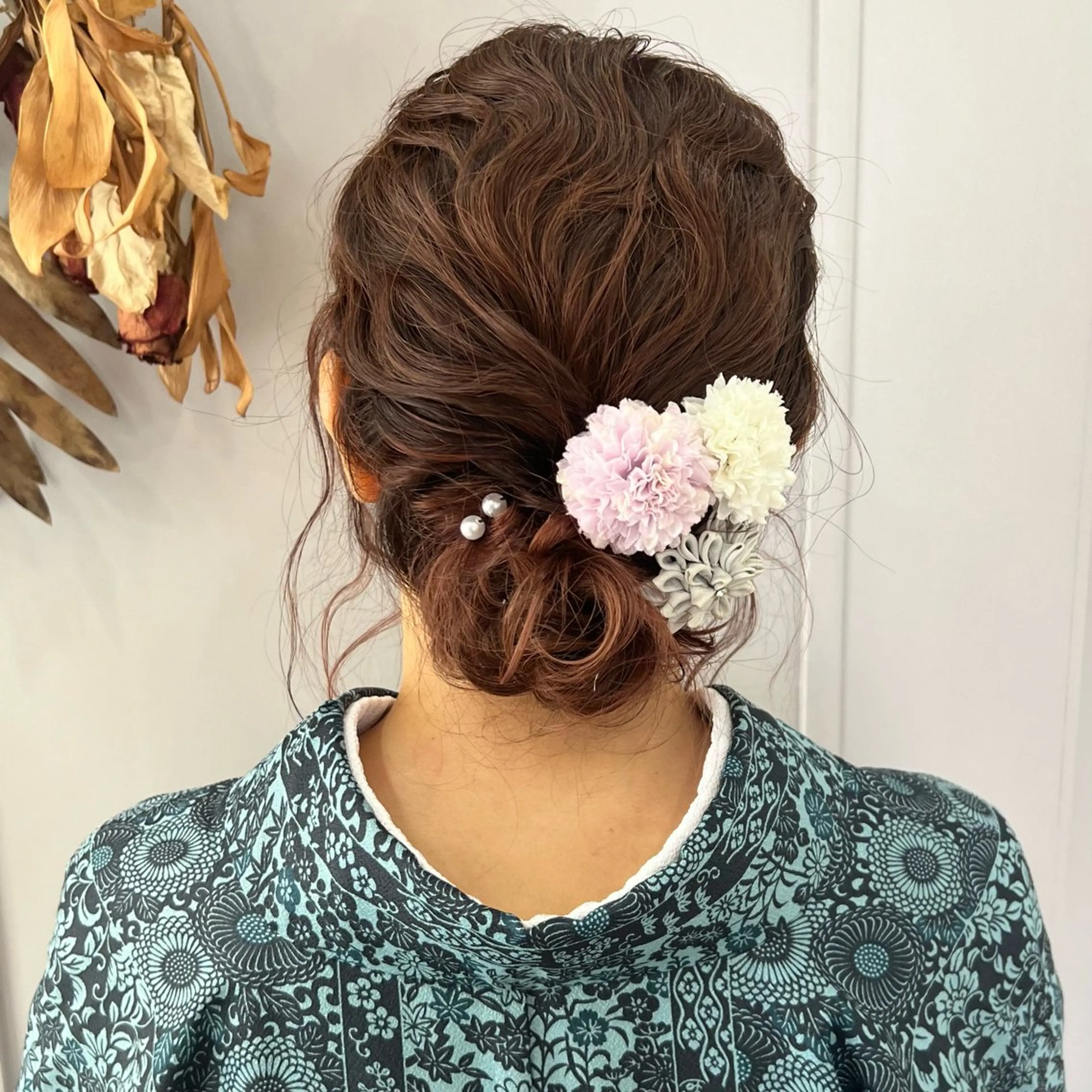 ミディアム ヘアアレンジ ヘアセット KIHO ｜Bond 三軒茶屋のヘアスタイル