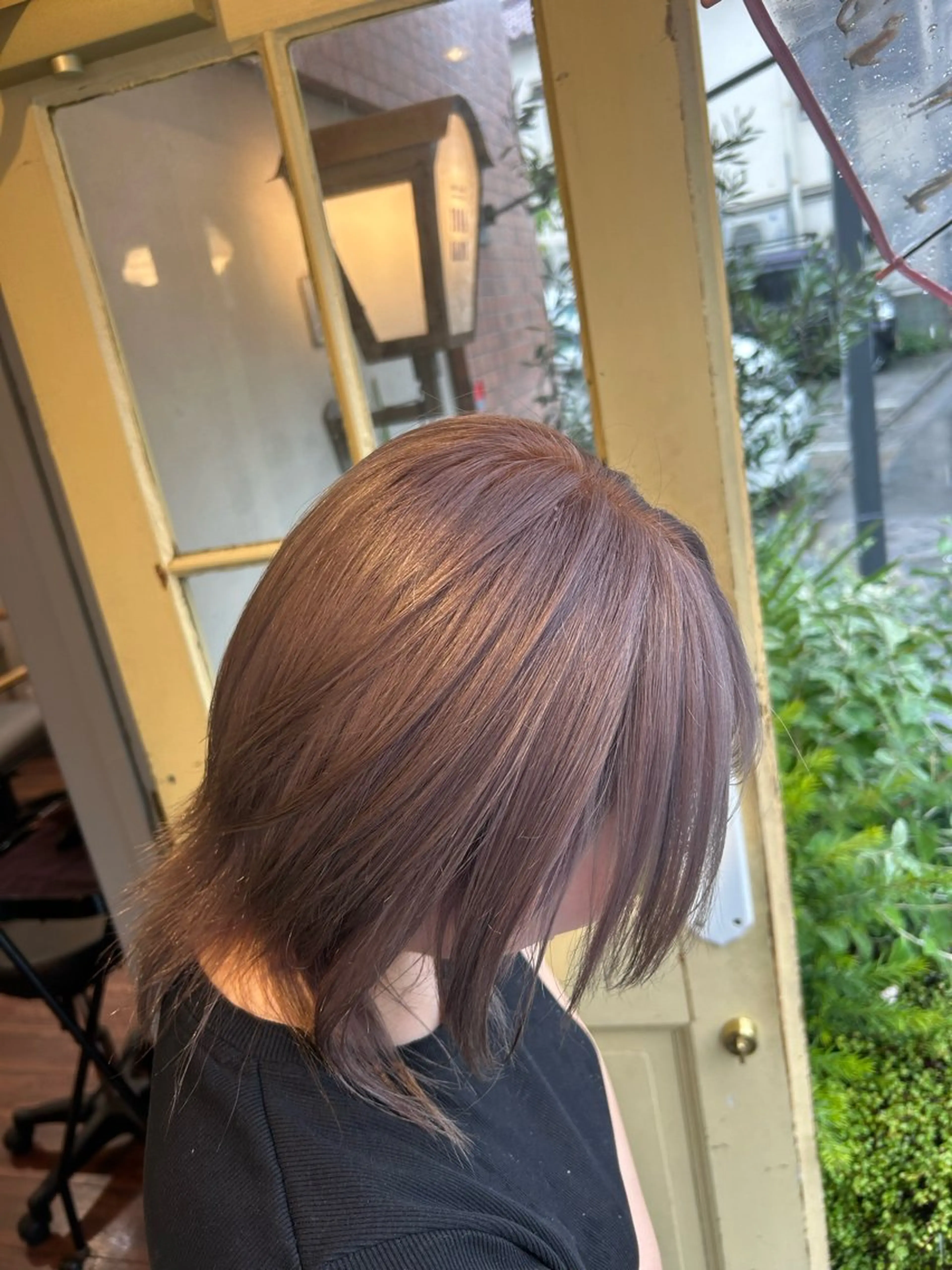 セミロング Masaki ブリーチカラーのヘアスタイル