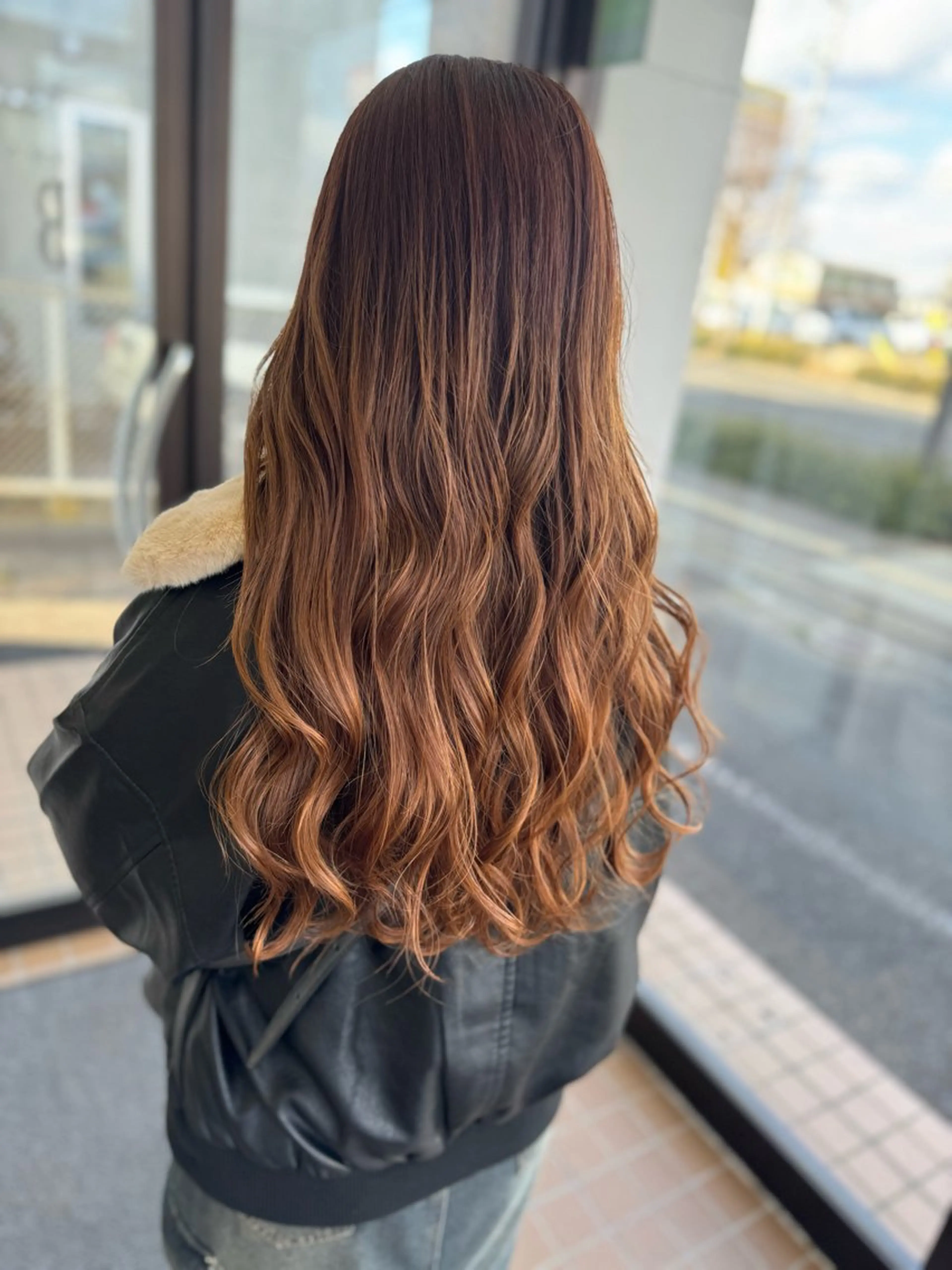 ロング ヘアカラー トリートメント 🇰🇷韓国風顔周り NANAMI🇰🇷のヘアスタイル