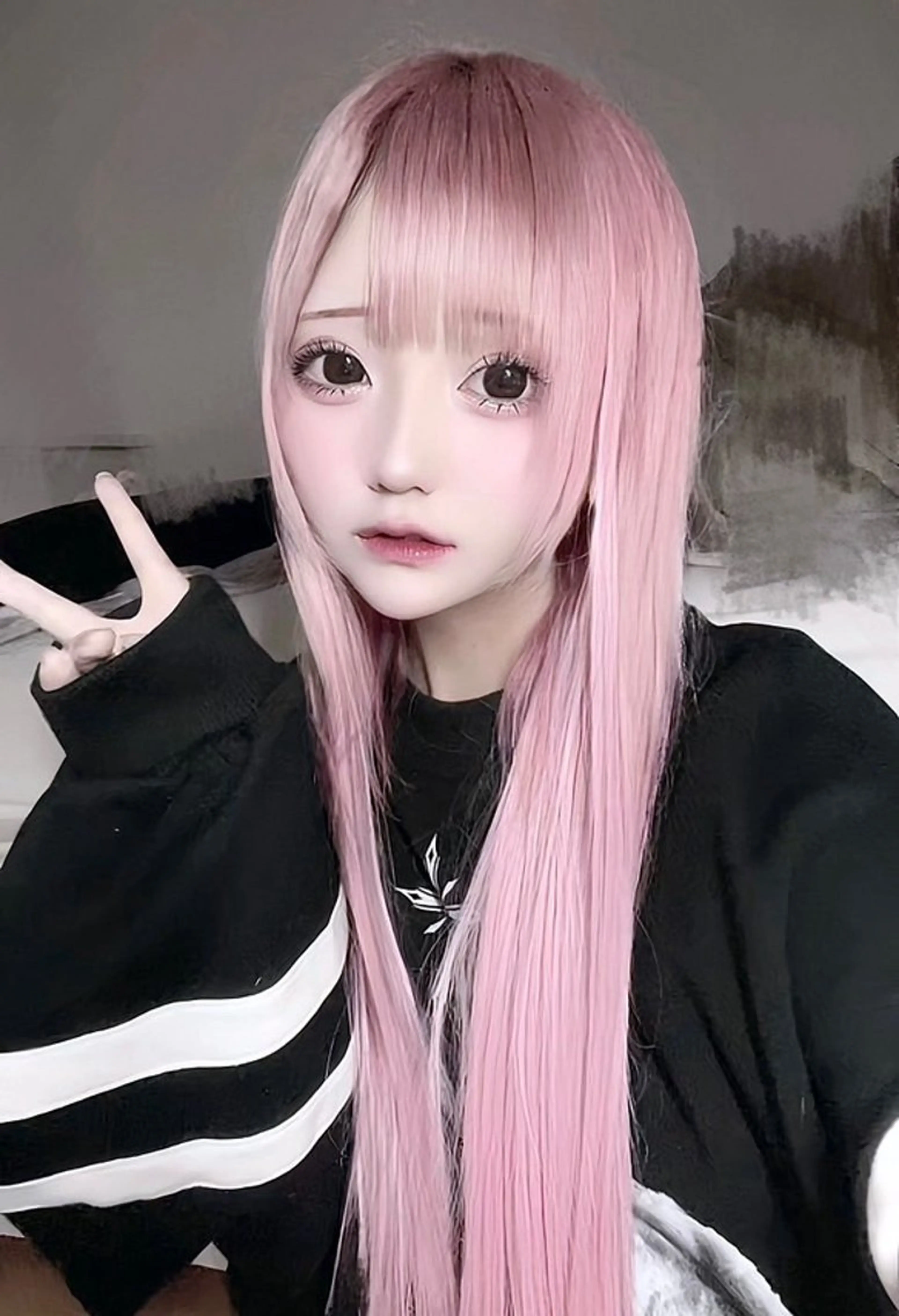 ロング カラー カット ヘアカラー トリートメント エクステ ハイトーンエクステ 🎩カズキ🎩のヘアスタイル