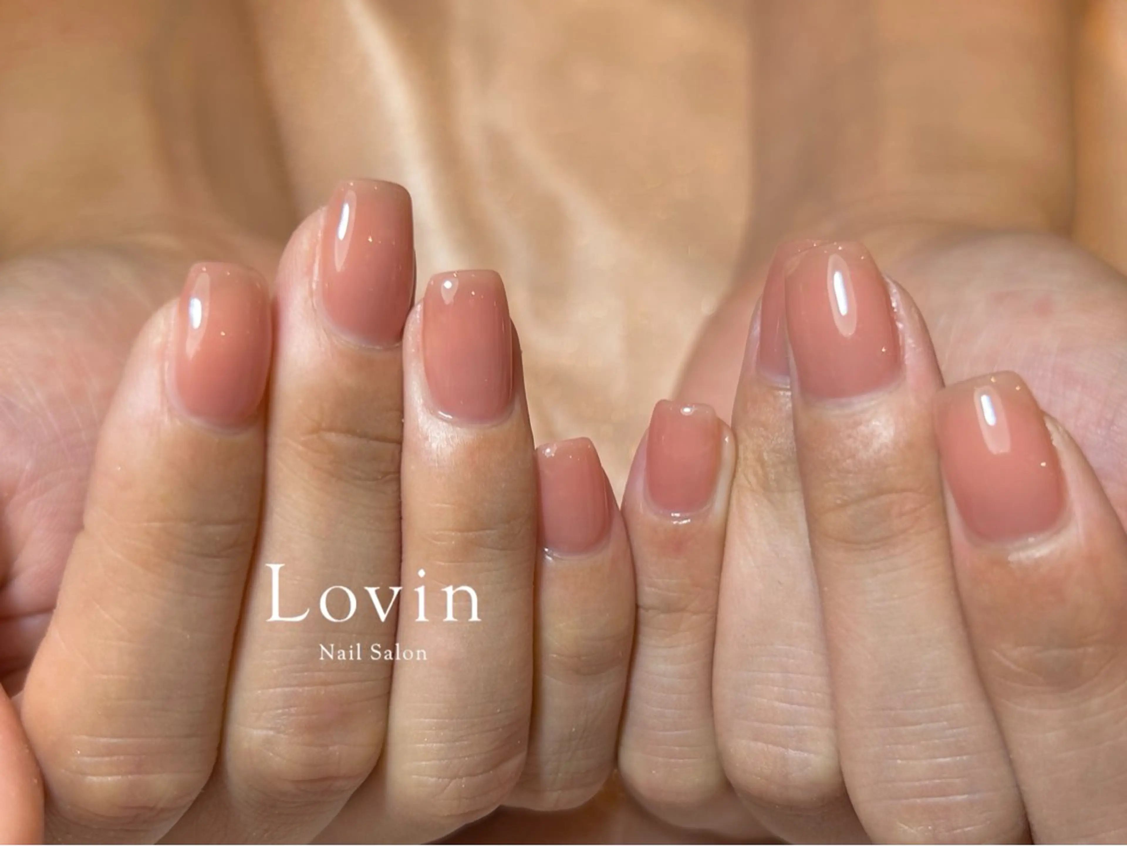 ネイル ワンカラーネイル パラジェル認定サロン　ネイルケア&スパLovin所属・稲田 彩夏のネイルデザイン