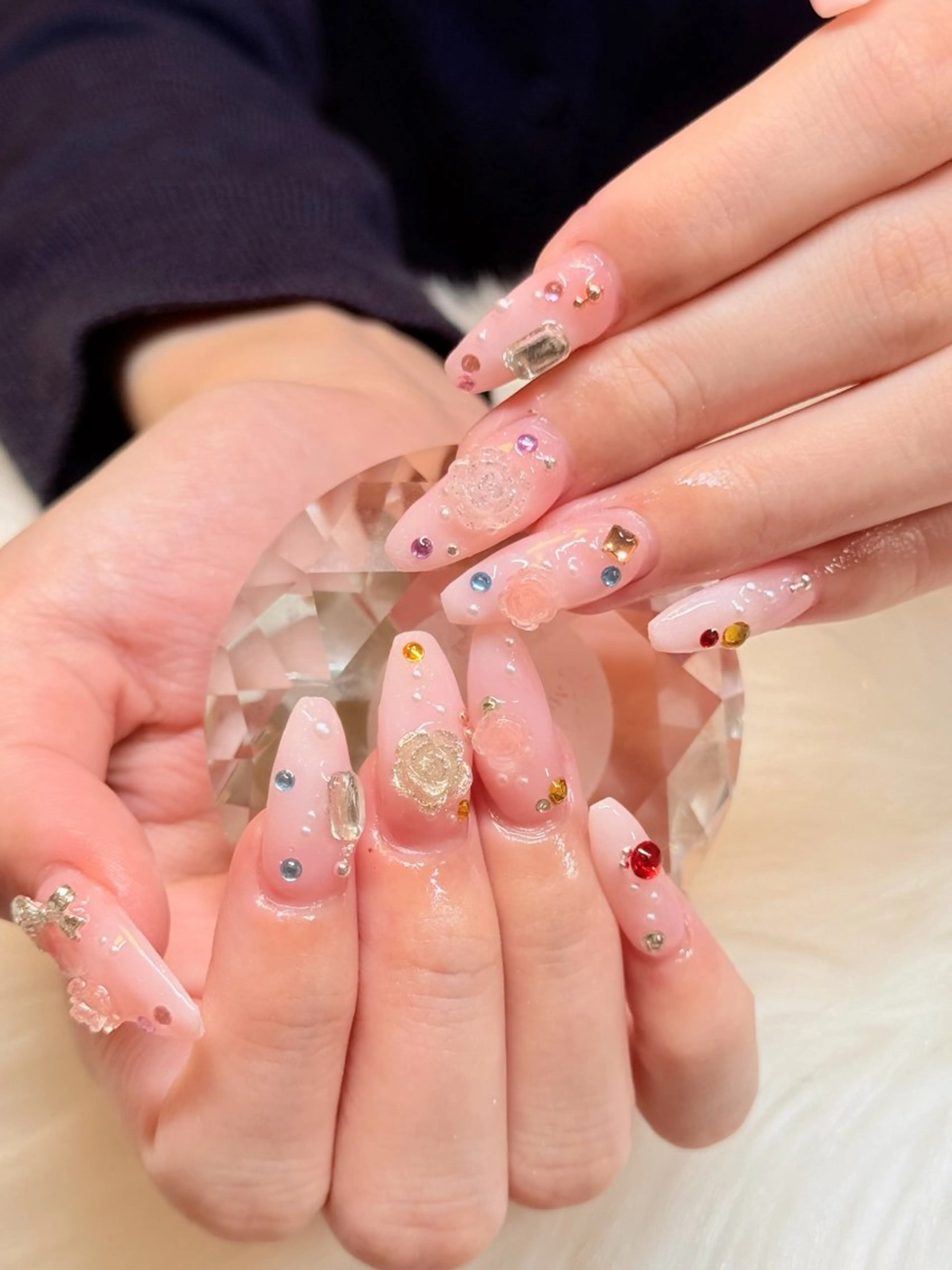 ネイル 長さ出し 持ち込み MIRA NAILROOM SALON所属・MIRA NAILROOMのネイルデザイン