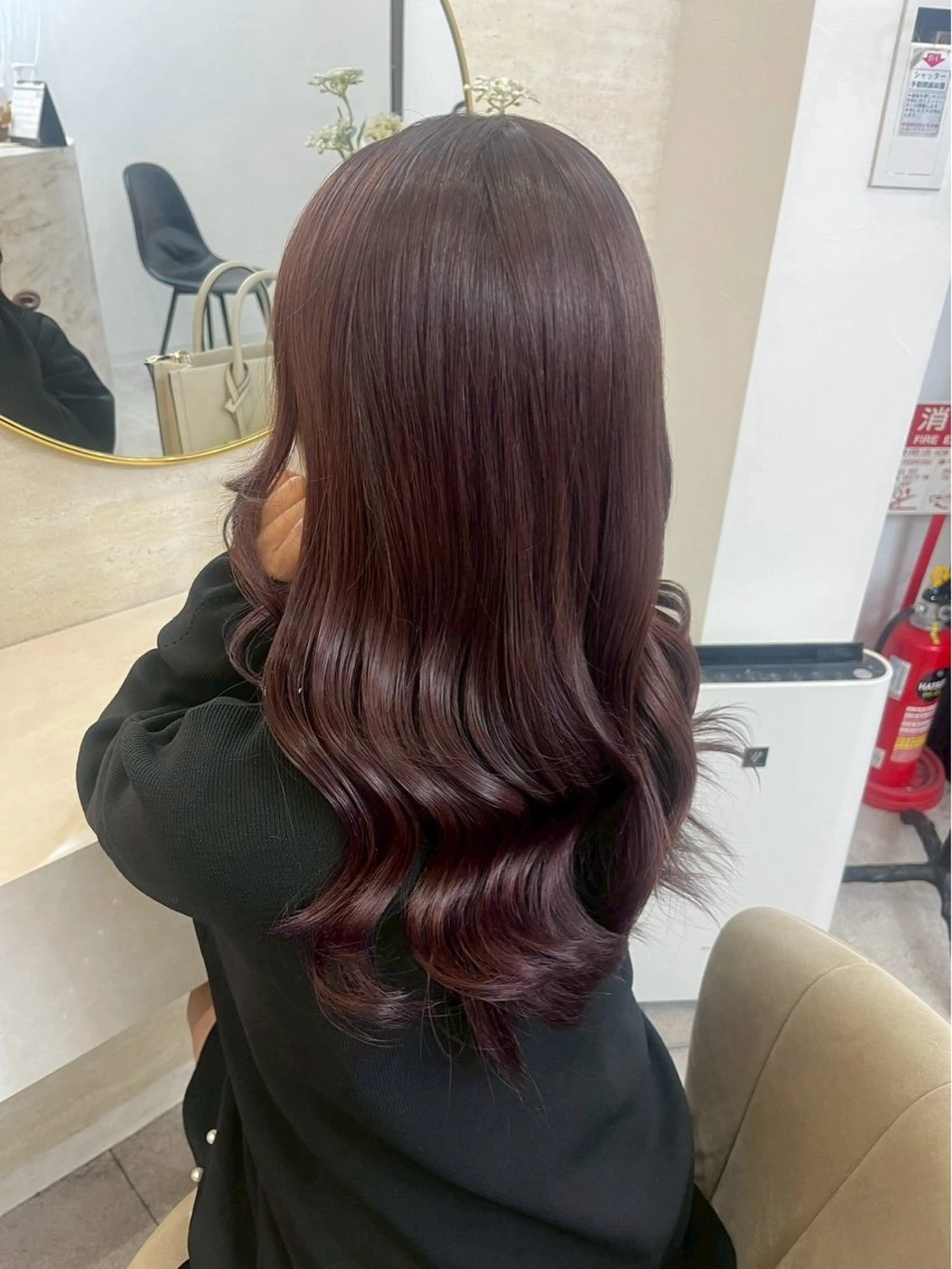 ロング カラー 鈴木 凜音のヘアスタイル