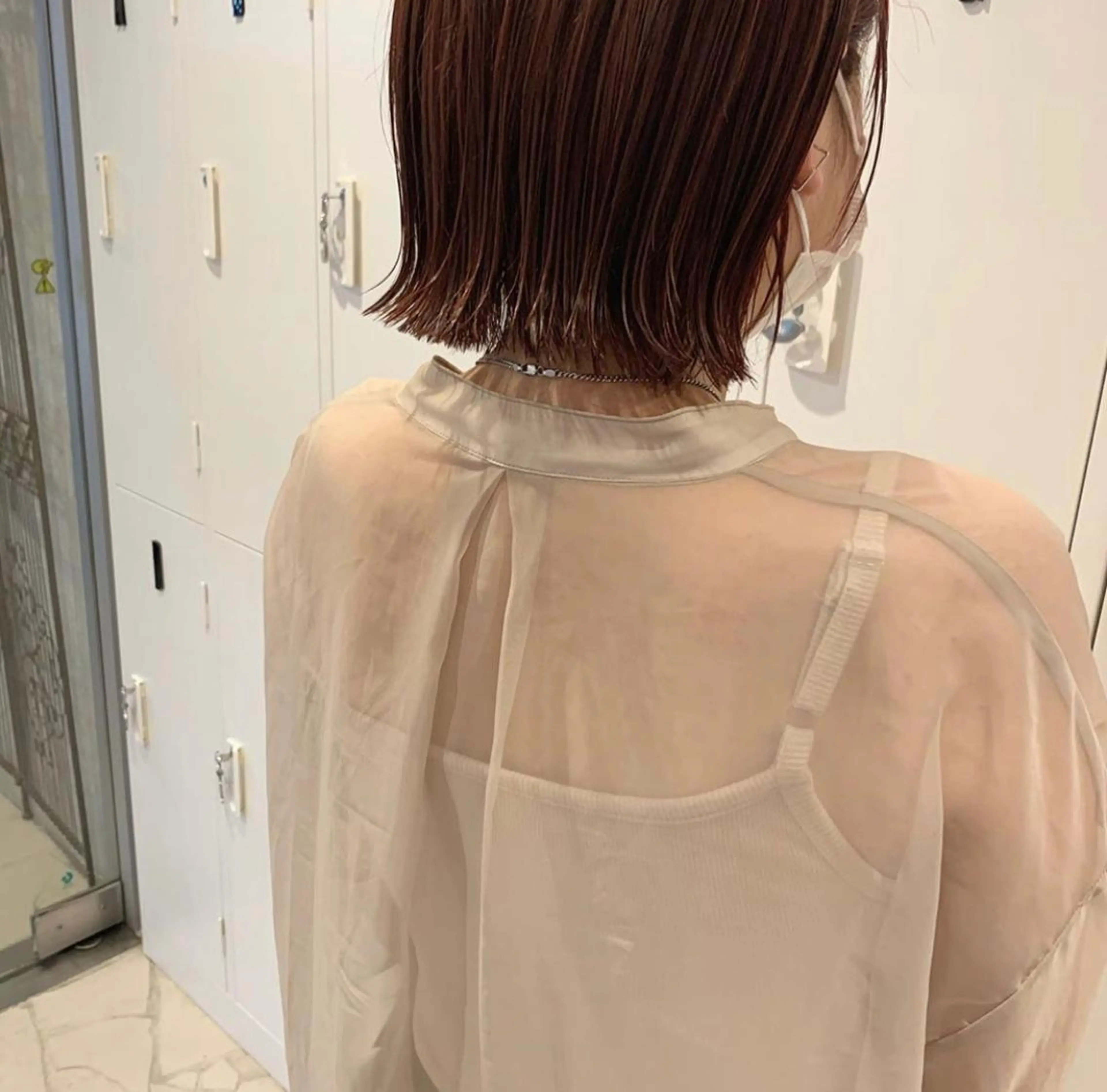 ミディアム カット ヘアカラー トリートメント ayano /トレンドヘアのヘアスタイル