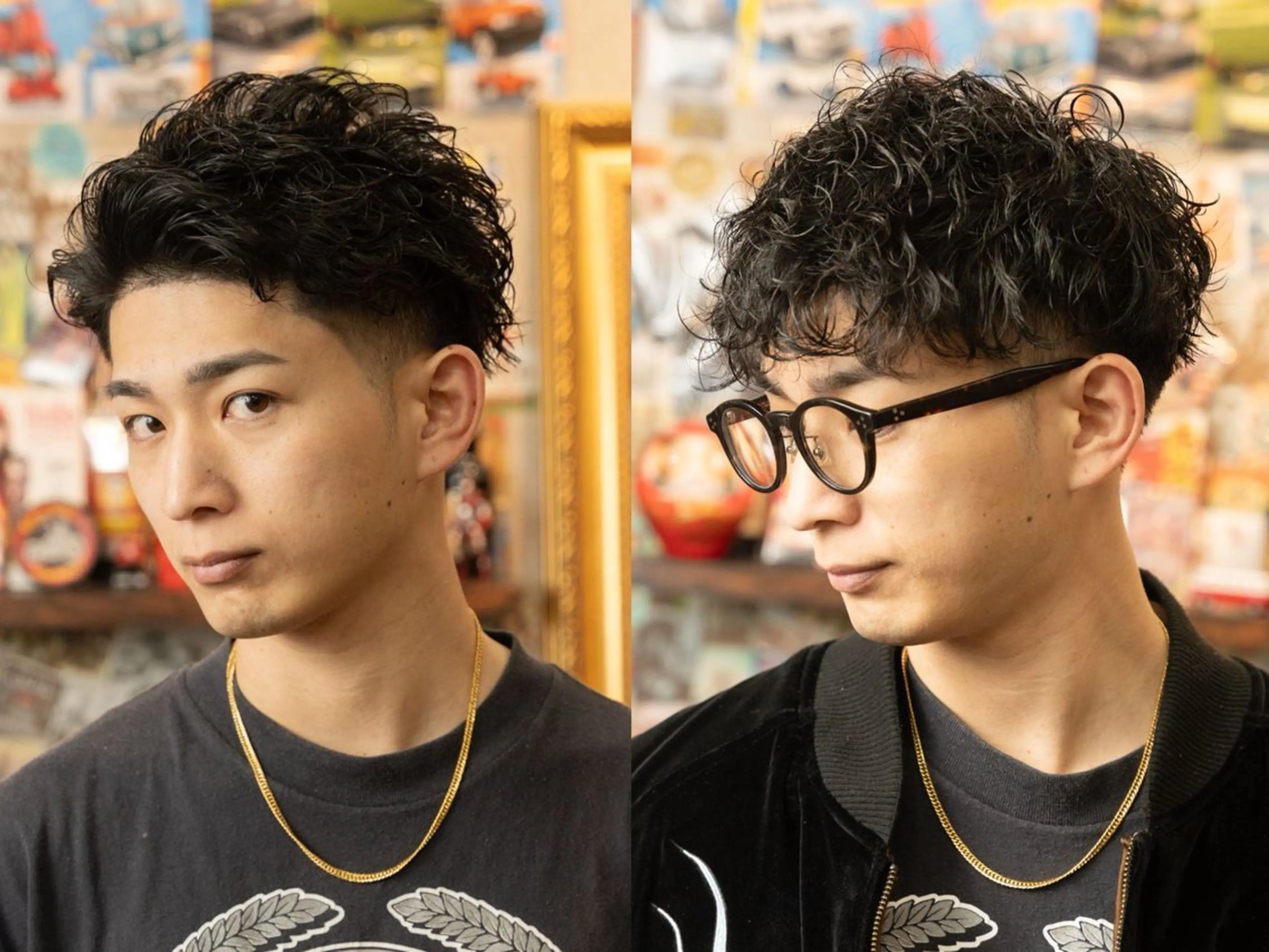 パーマ サンアンドマーリーズバーバー所属・サン アンドマーリーズのヘアスタイル