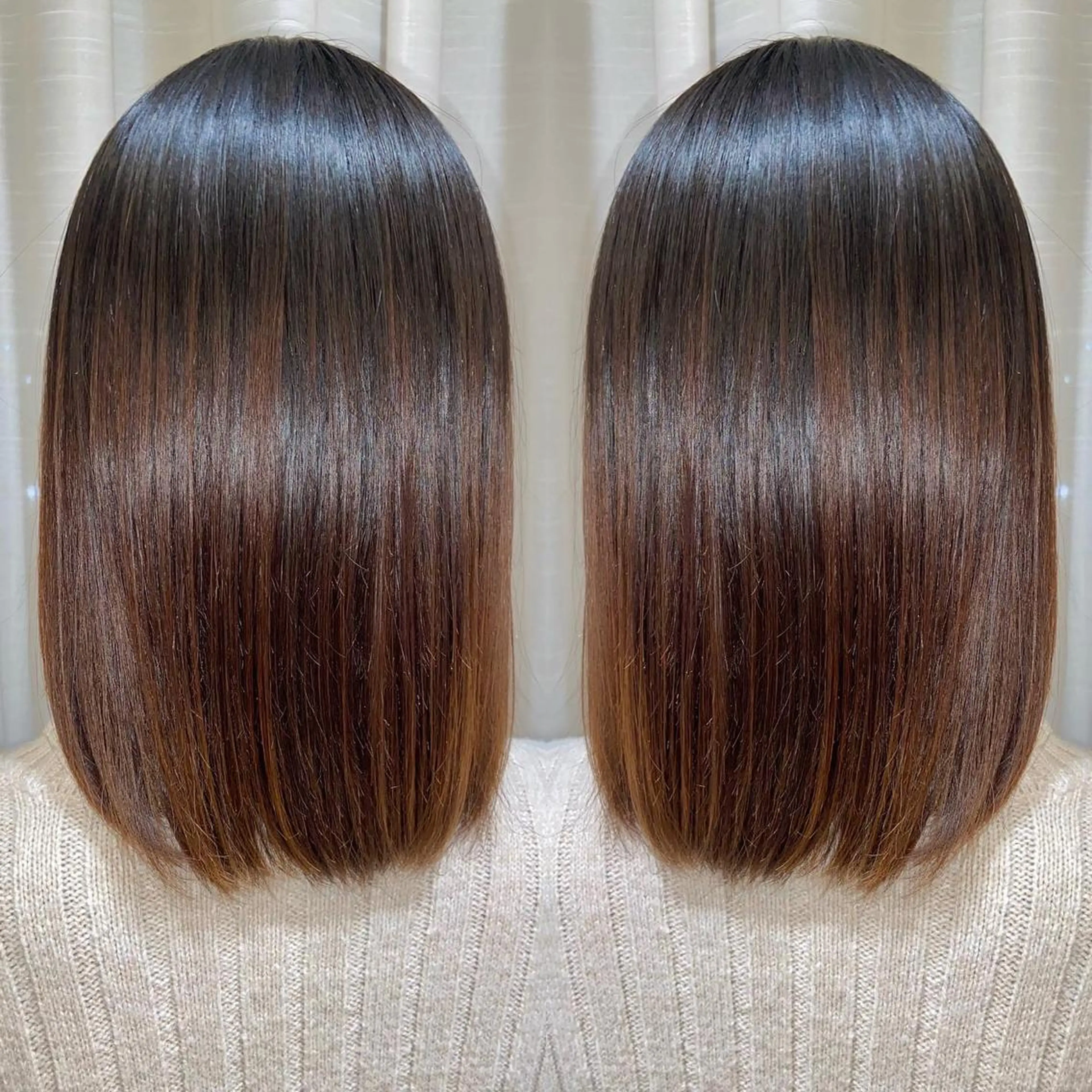 ミディアム SALOWIN 新宿三丁目East所属・縮毛矯正/艶カラー /美髪/ﾒｸﾞﾐのヘアスタイル