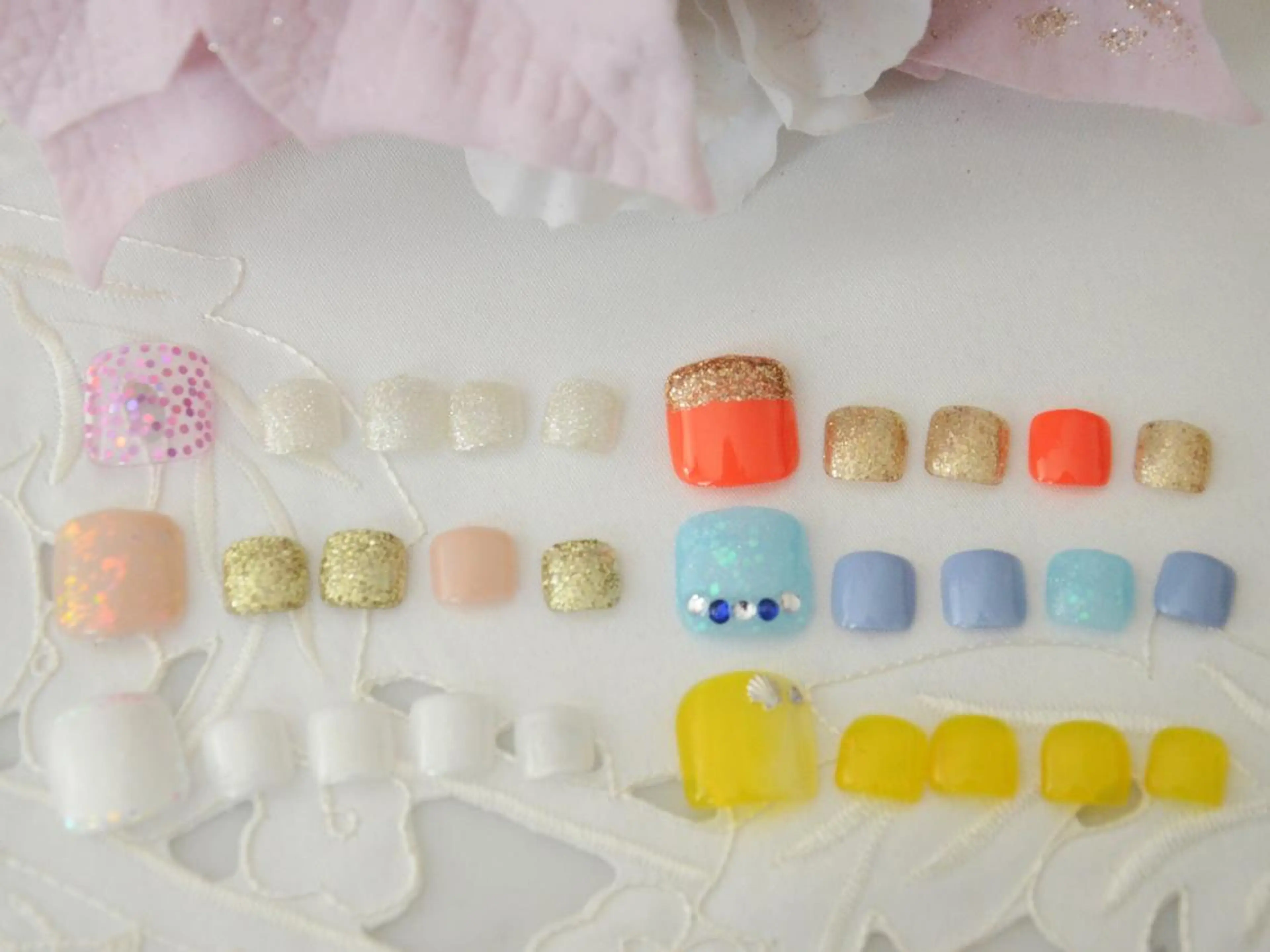 ネイル フットネイル 春ネイル SalonLinda Madokaのネイルデザイン