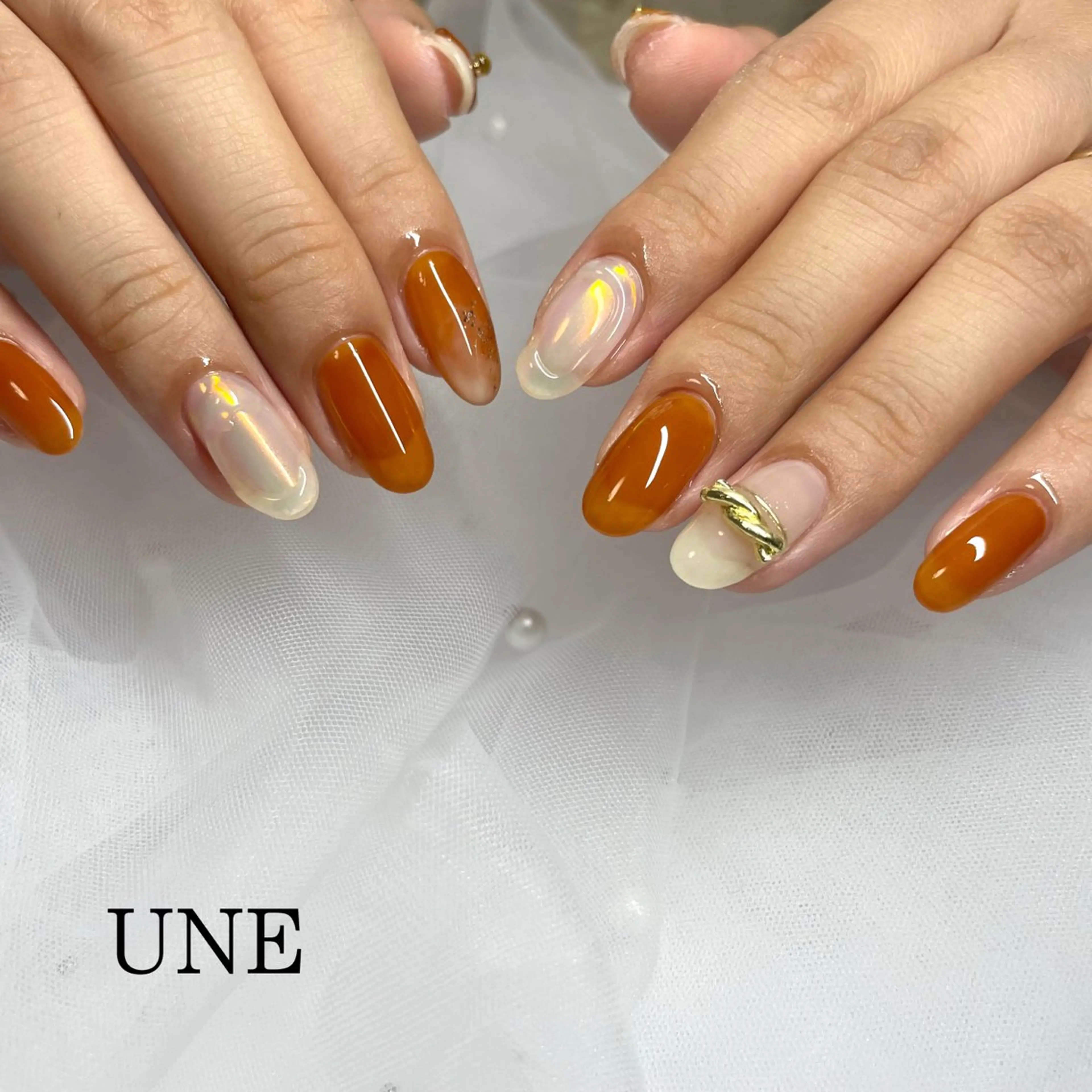 ネイル UNE.【ユヌ】 Jr.NANAのネイルデザイン