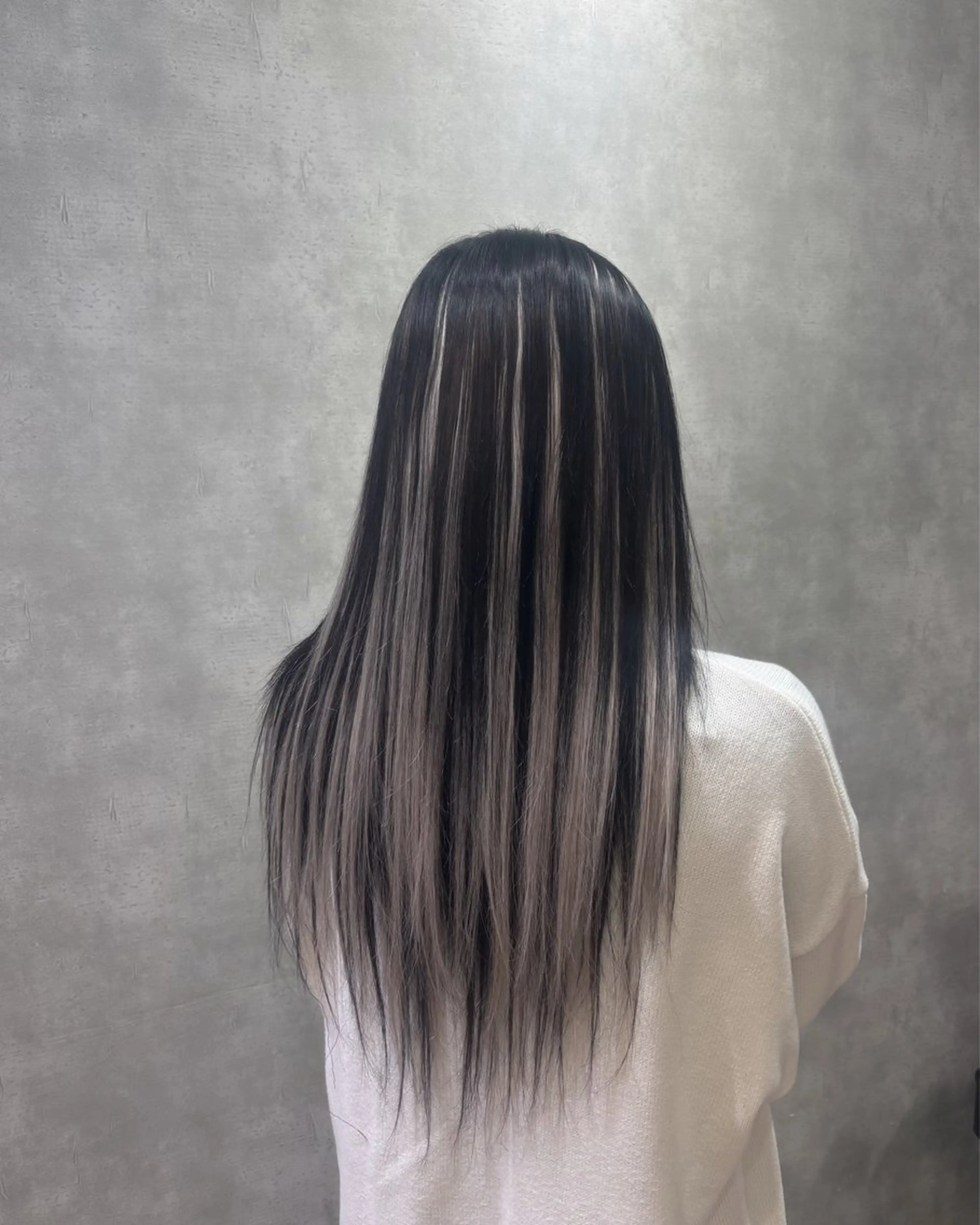 セミロング レイヤーカット エクステ belle / REIA🖤のヘアスタイル