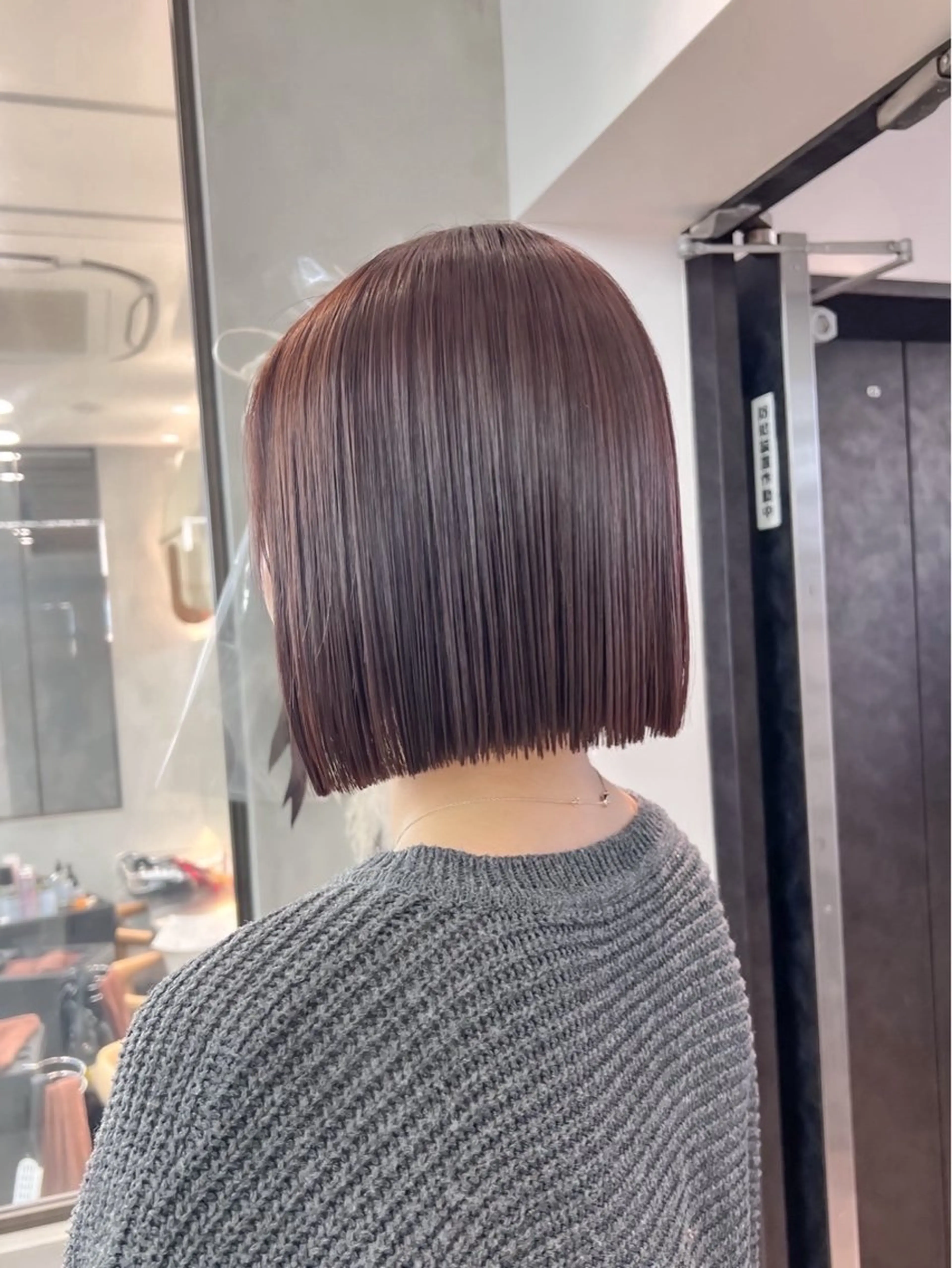 ミディアム ボブ 韓国風ヘア Lond azur所属・🇰🇷韓国レイヤー 韓国風ボブのヘアスタイル