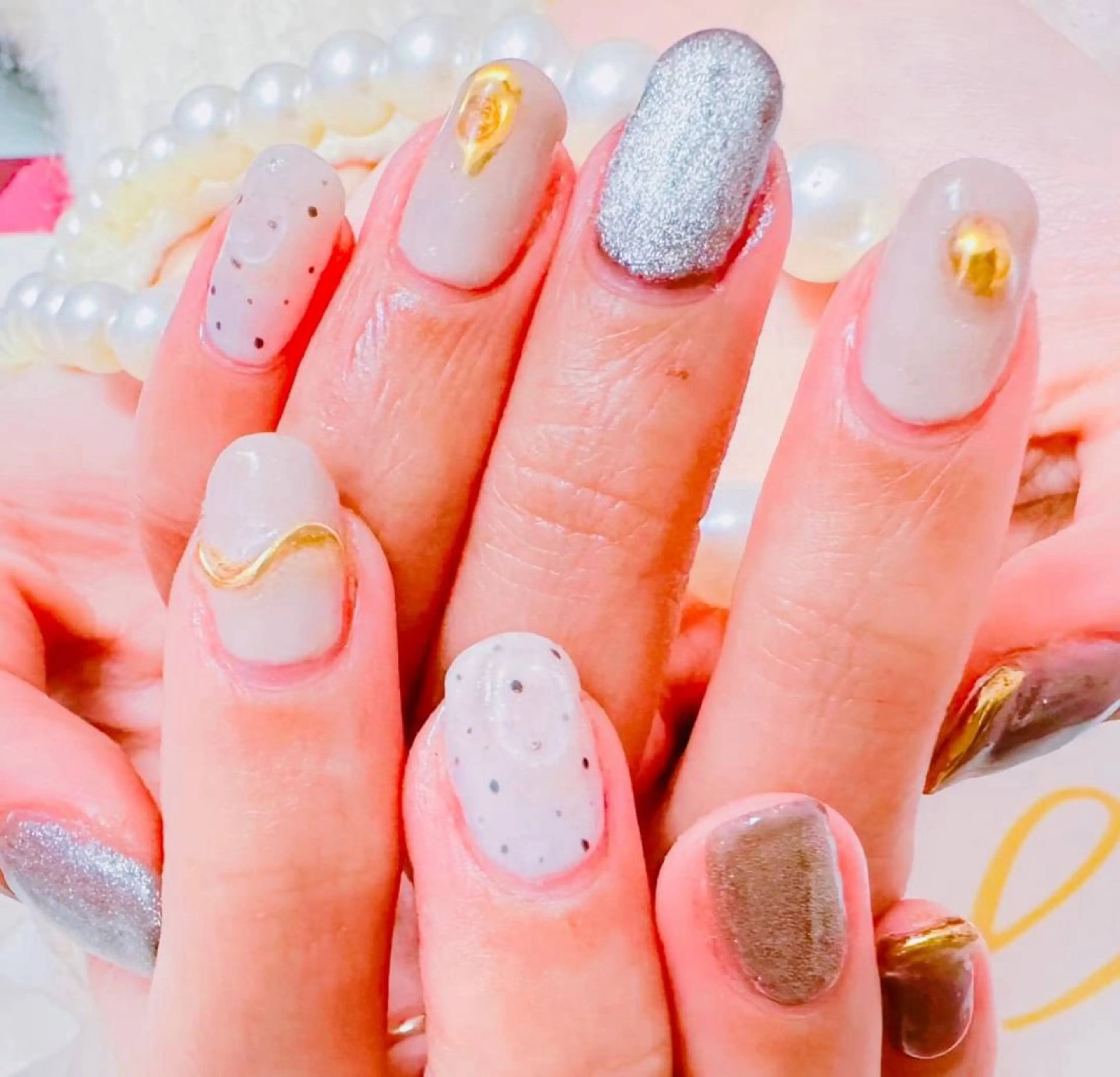 ネイル ジェルネイル 持ち込み パラジェル シンプルネイル LUCIA(ルシア）所属・LUCIA 南柏ネイルサロンのネイルデザイン