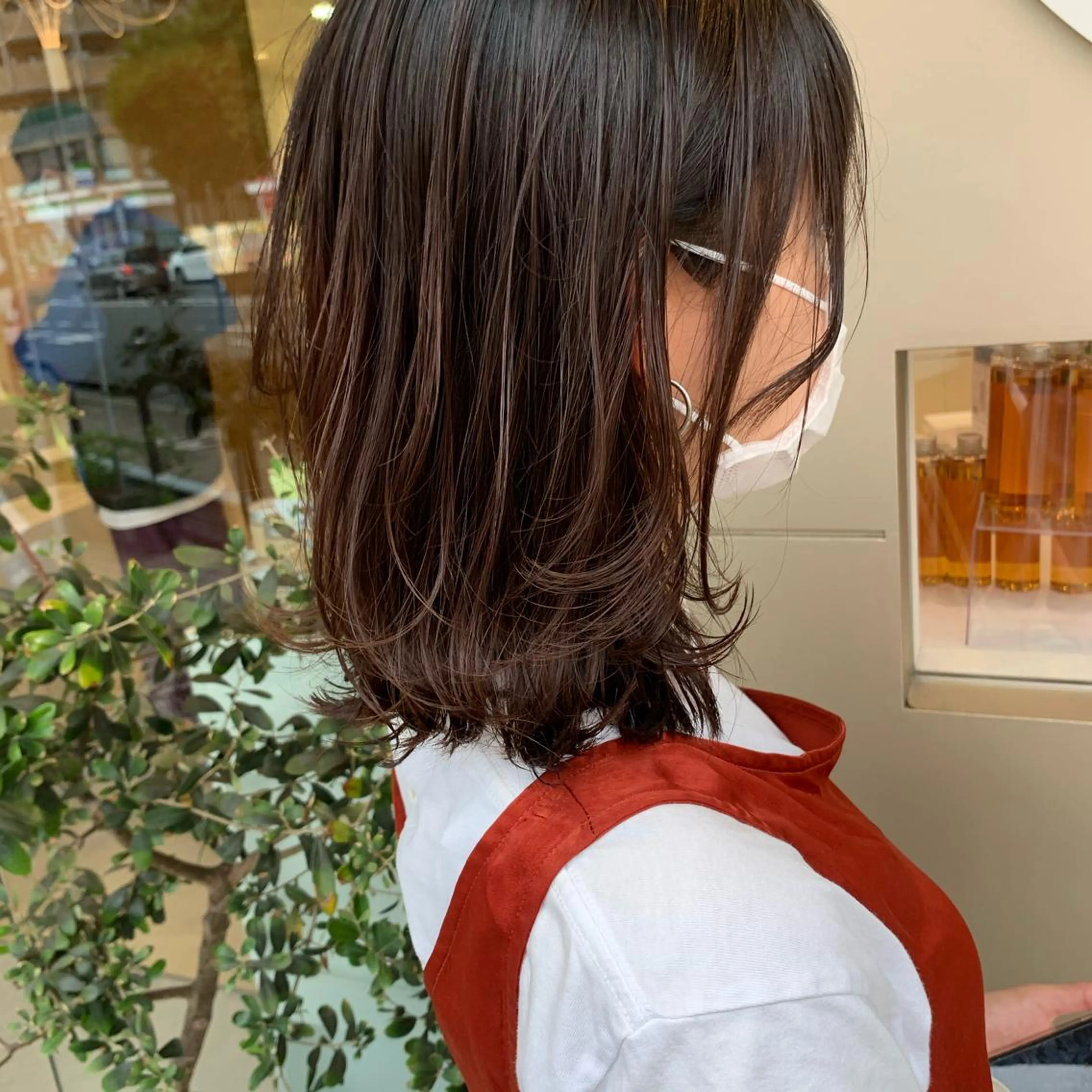 ミディアム ミディアムレイヤー レイヤーカット 西新/siohair 2nd/石尾刻矢のヘアスタイル