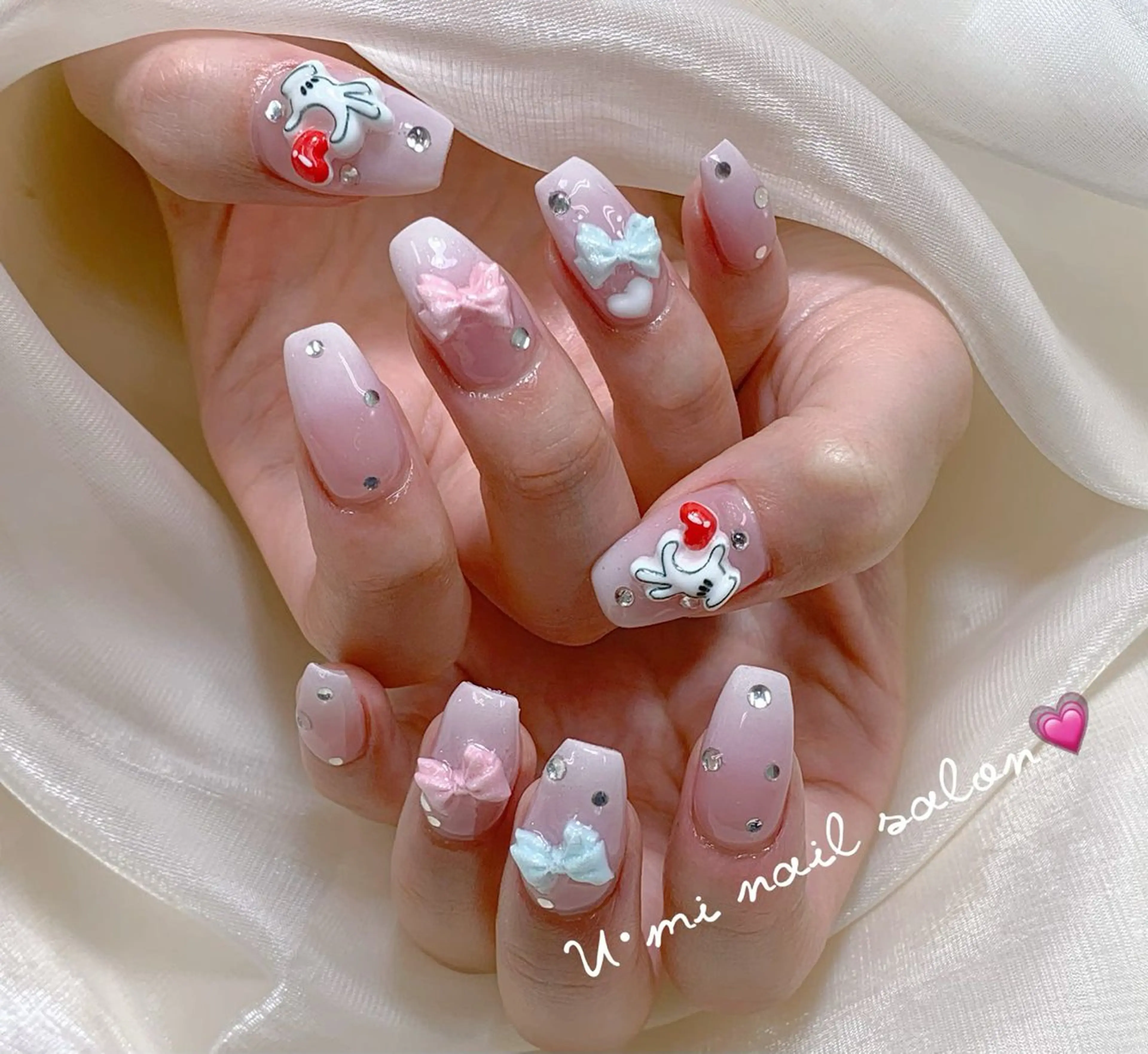 ネイル 持ち込み ハンドネイル Ｕ·Mi nail salon所属・u・mi  上野御徒町パラジェルのネイルデザイン