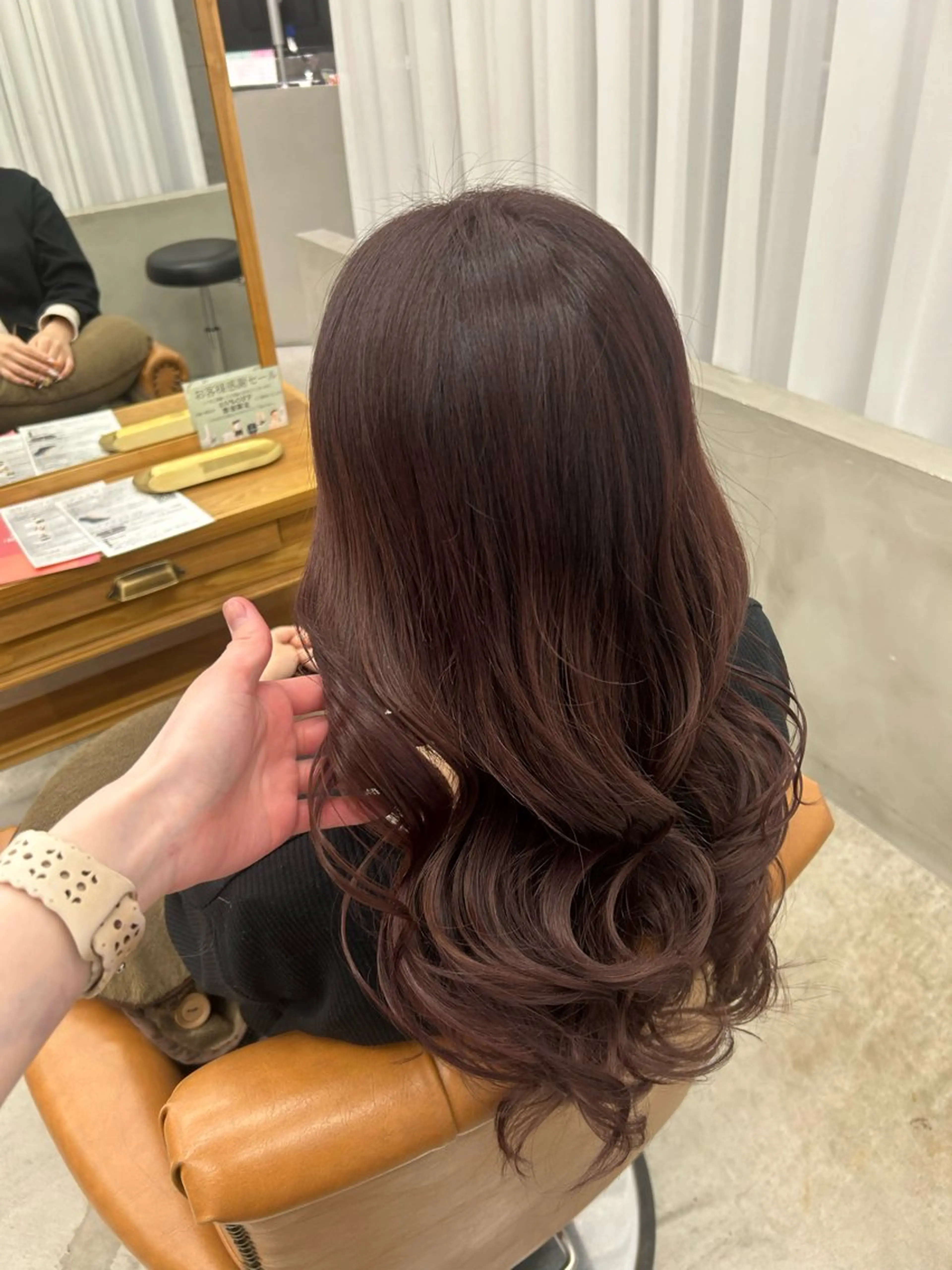 カラー＋髪質に合わせたトリートメントの写真