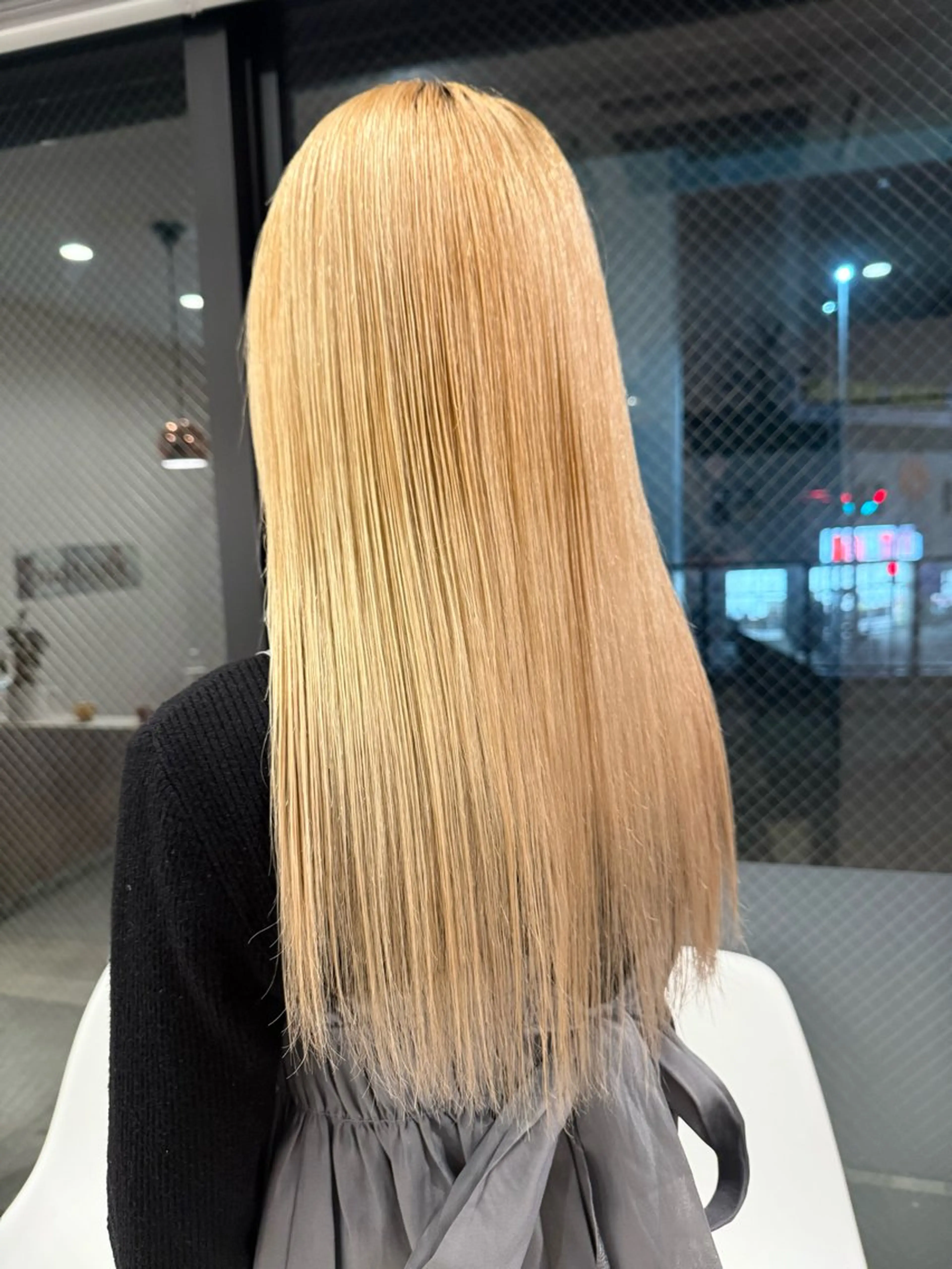 セミロング 縮毛矯正 縮毛矯正 トリートメント ブリーチ毛に縮毛矯正 ✨カラー✨山田 正幸のヘアスタイル