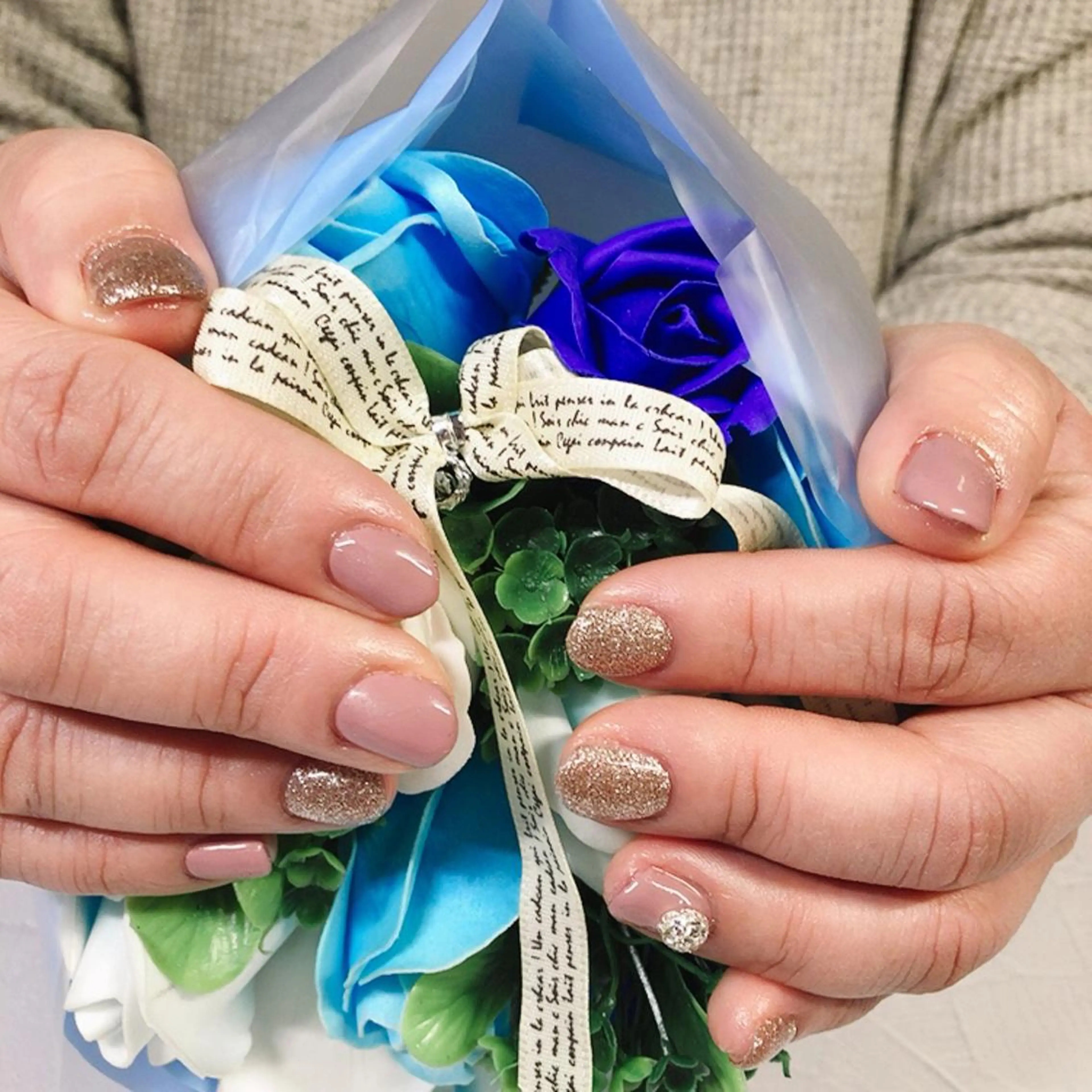 ネイル ワンカラーネイル 奥園 良恵のネイルデザイン