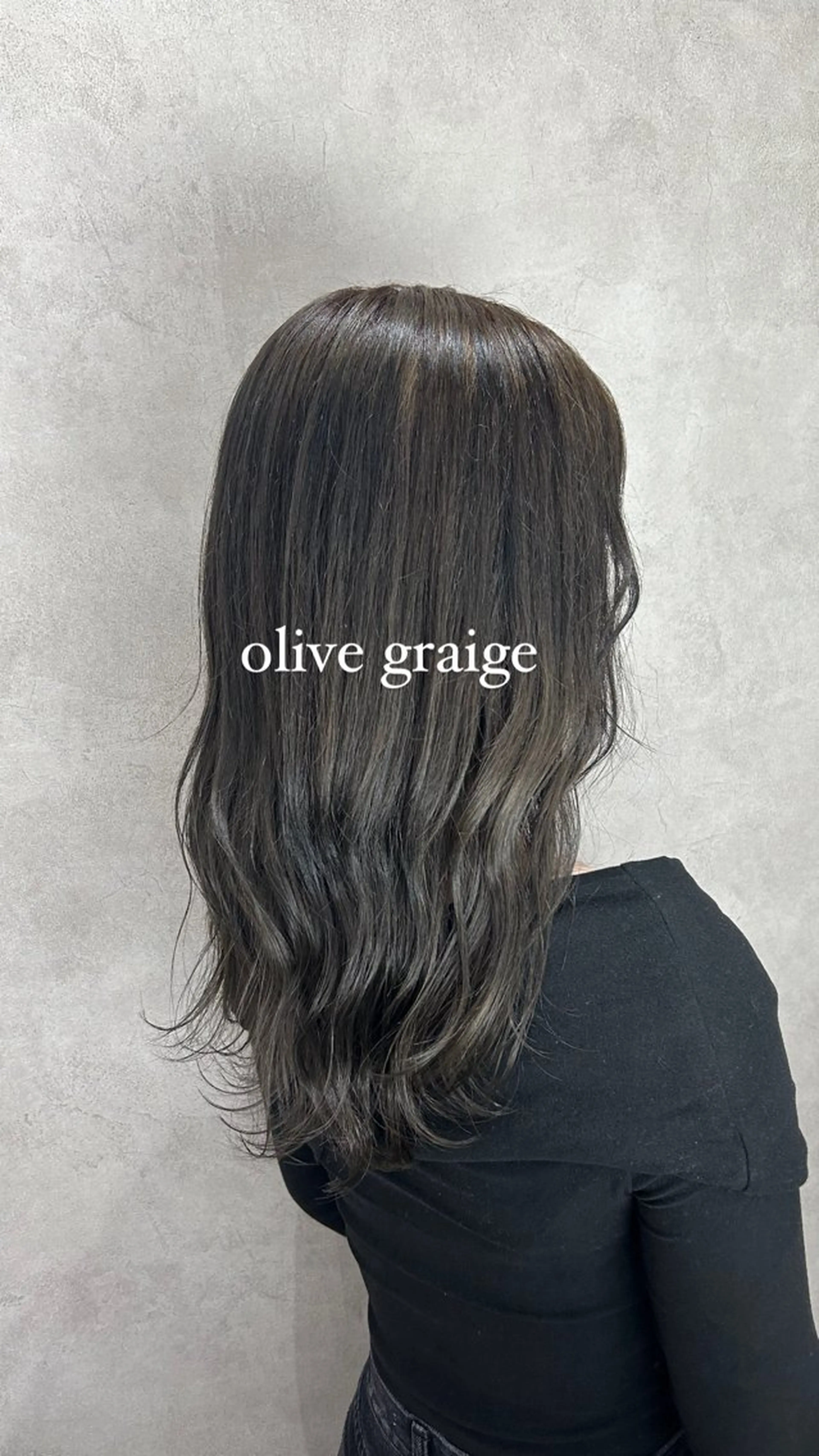 ロング カラー グレージュ オリーブグレージュ オリーブグレー 💎色落ち綺麗に白肌 ラベンダー💎りんのヘアスタイル